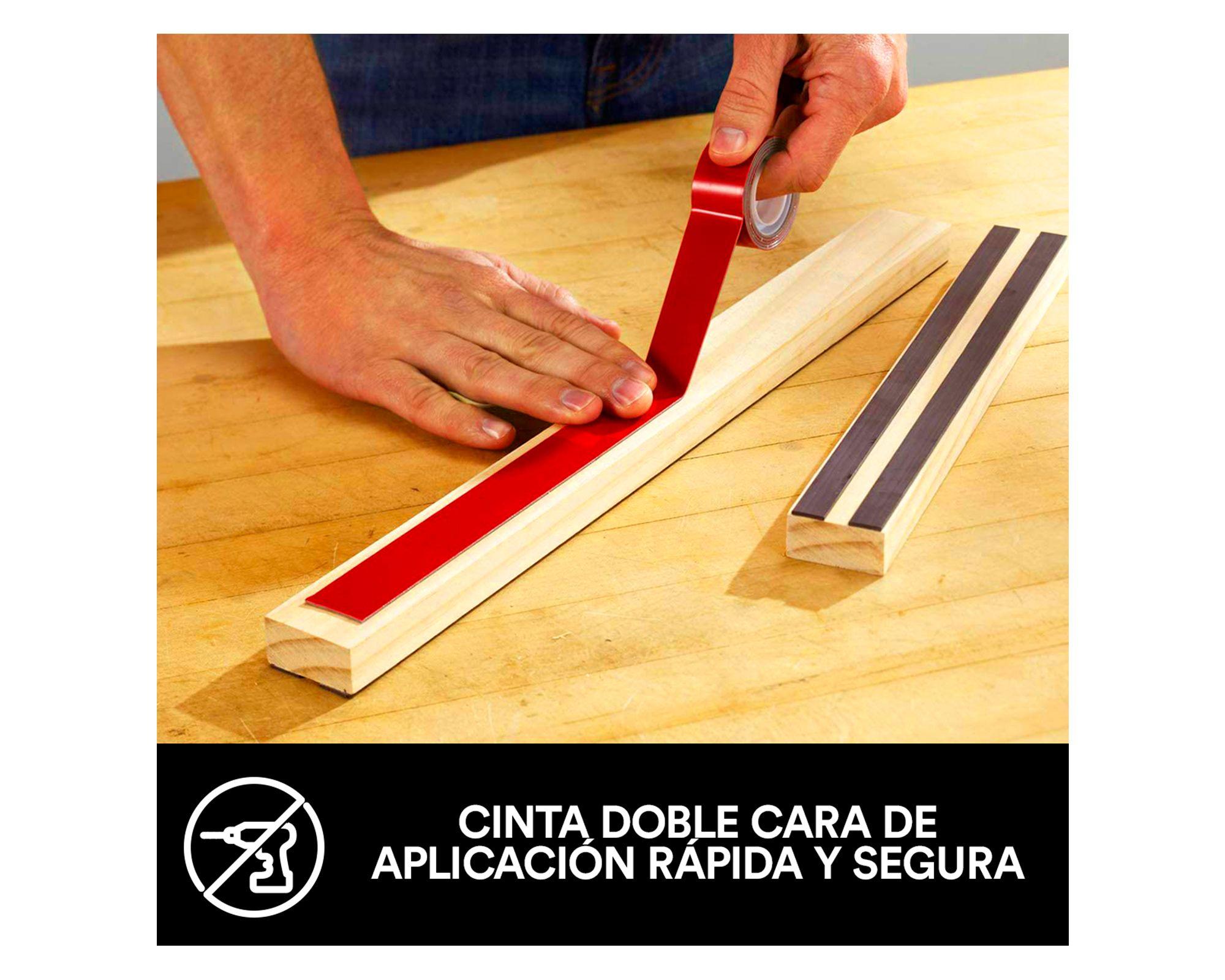 Cinta montaje doble faz Extrema 2.54 cm x 10.1 m negro-5