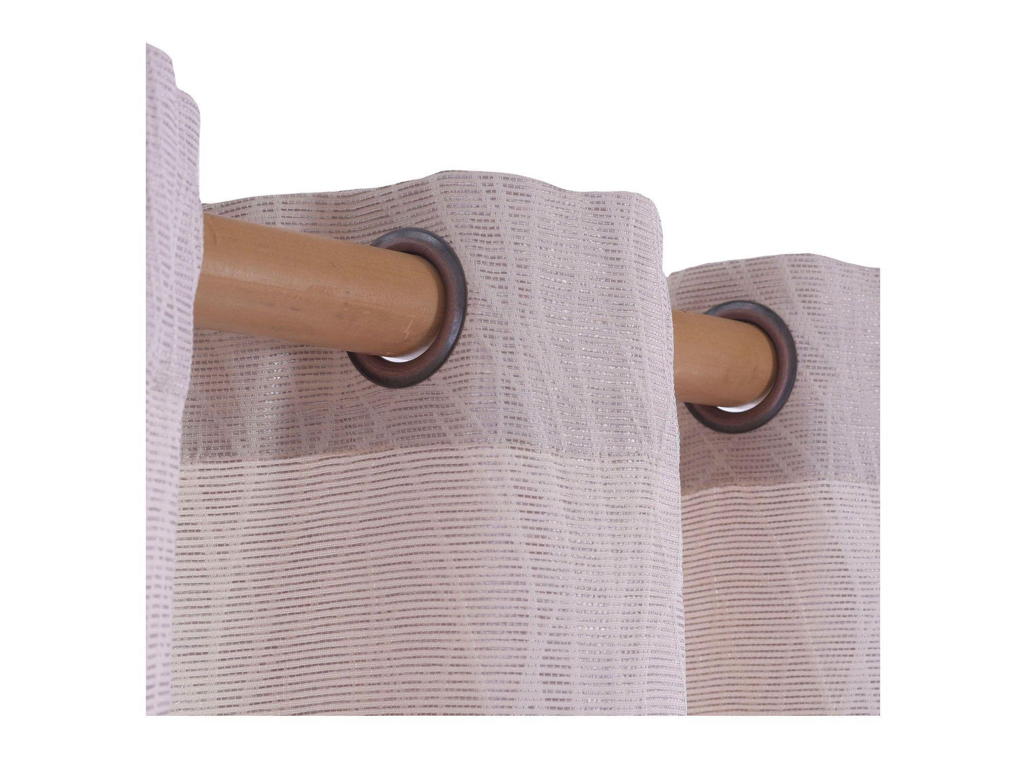Cortina 140x230 cm Jacquard taupe Dib-1