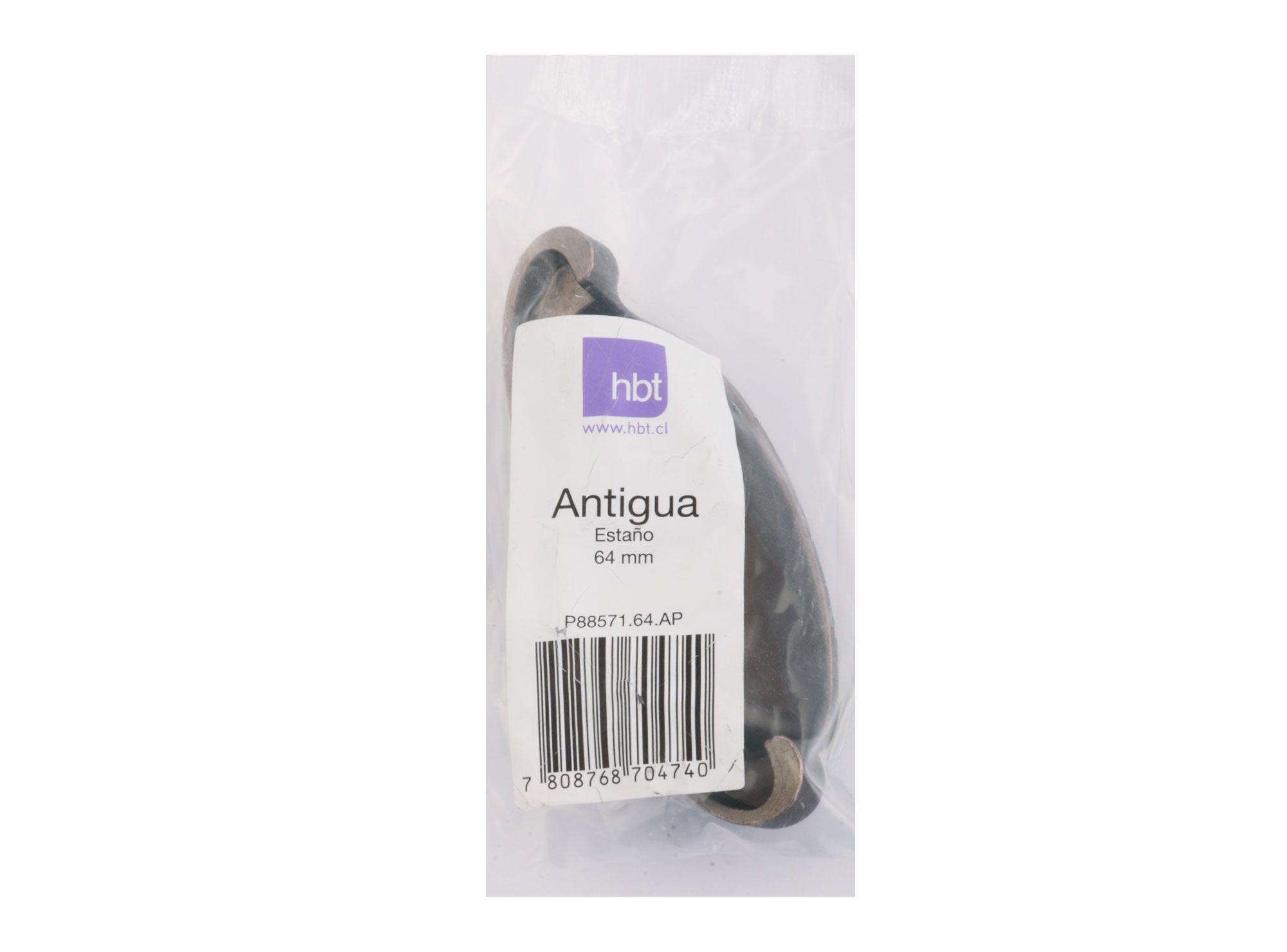 Manilla 64 mm antigua estaño hbt-2