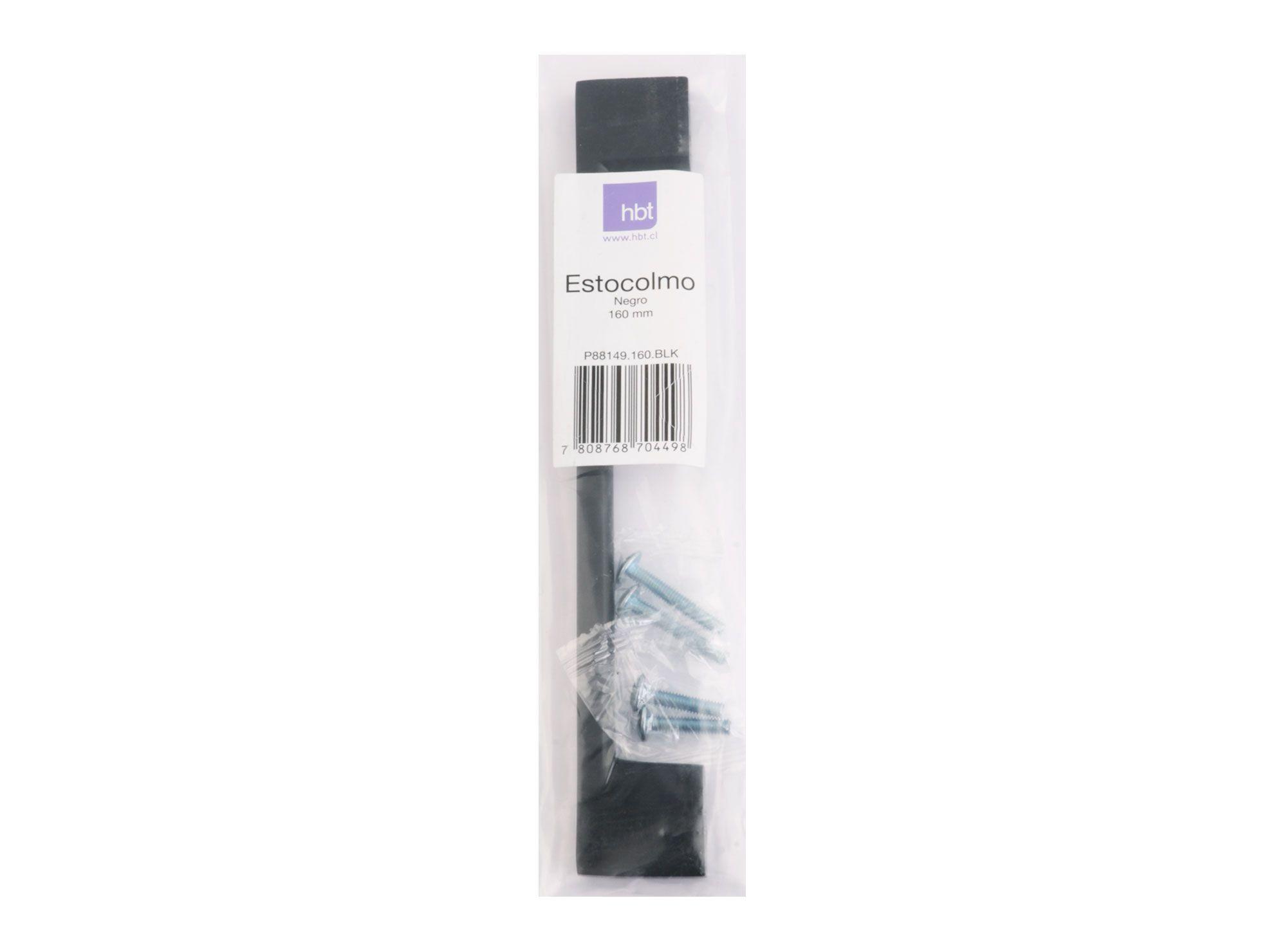 Manilla 160 mm Estocolmo negro hbt-1