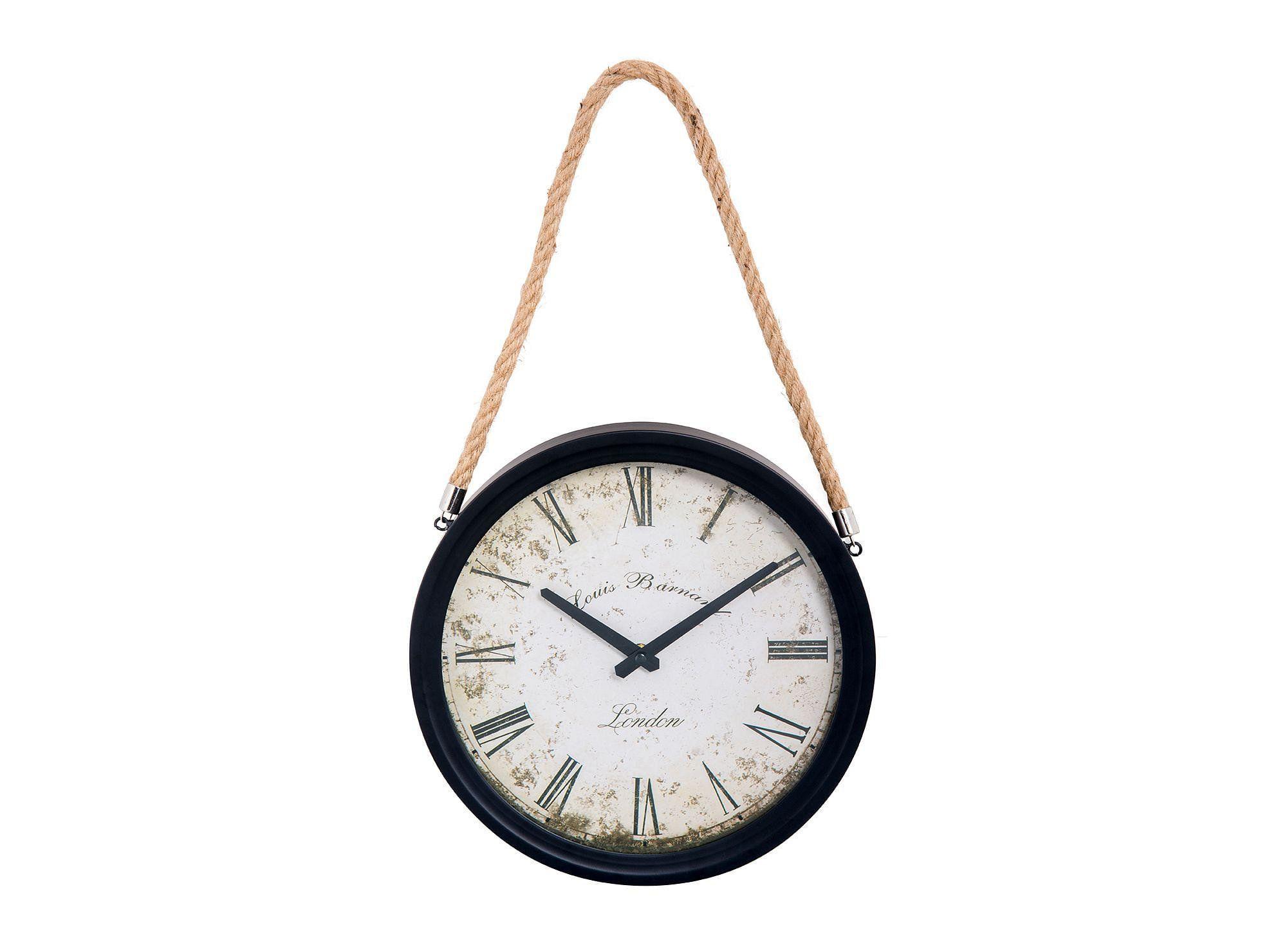 Reloj 30 cm negro VGO-0