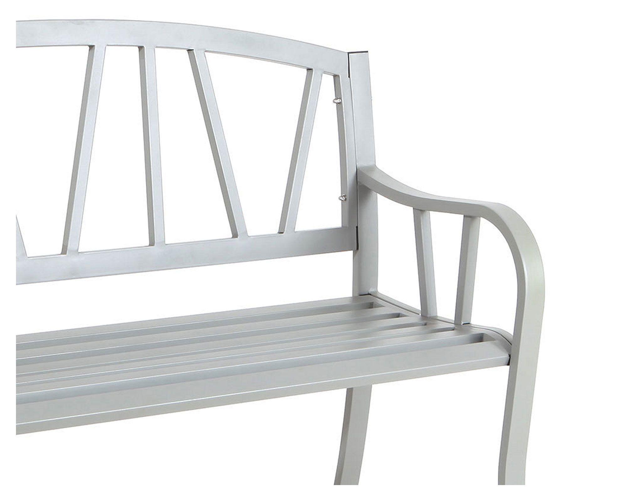 Banca jardín gris claro Outzen-2