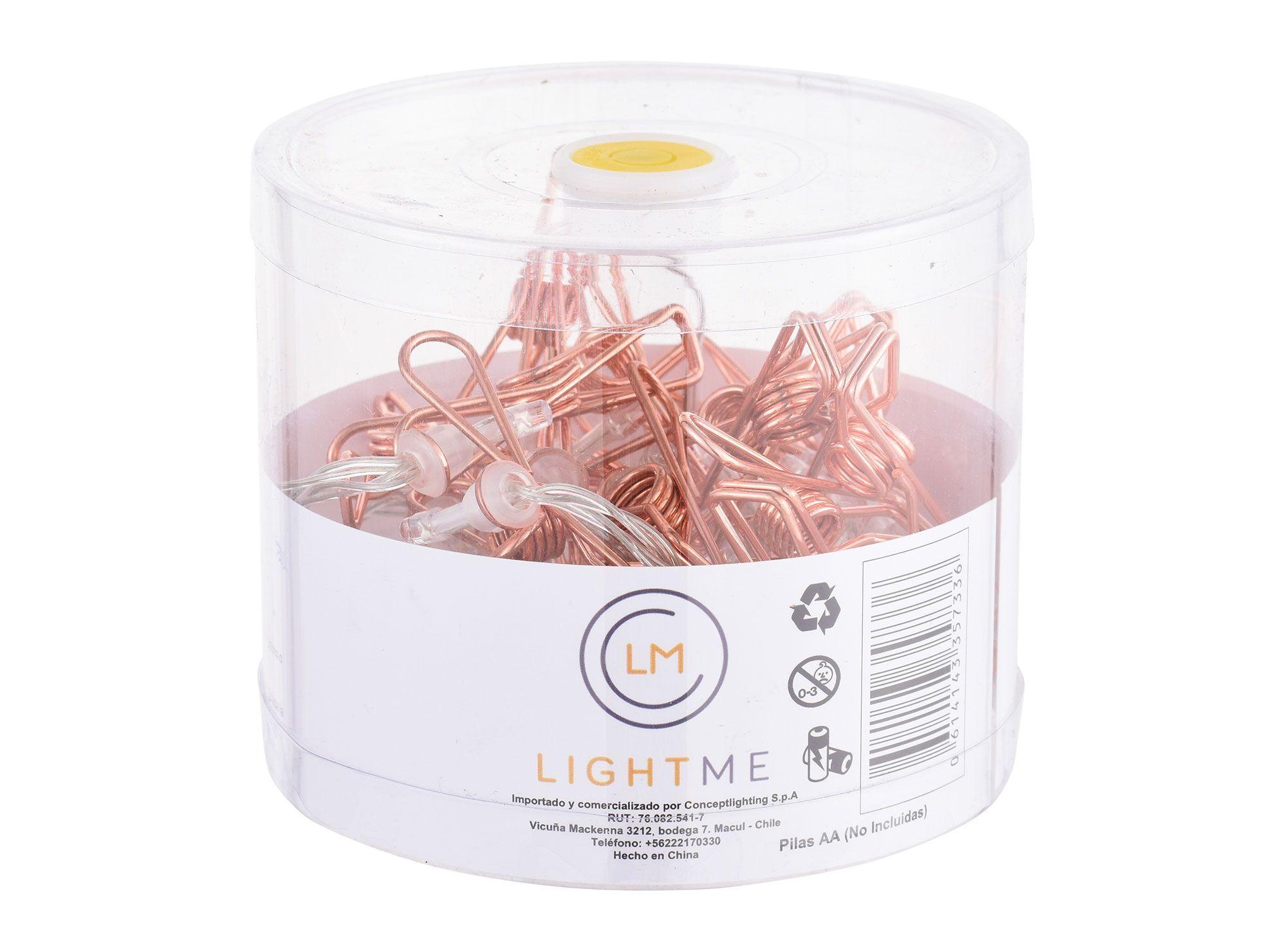Guirnalda 20L Clips dorado matálico LED Conceptlighting-3