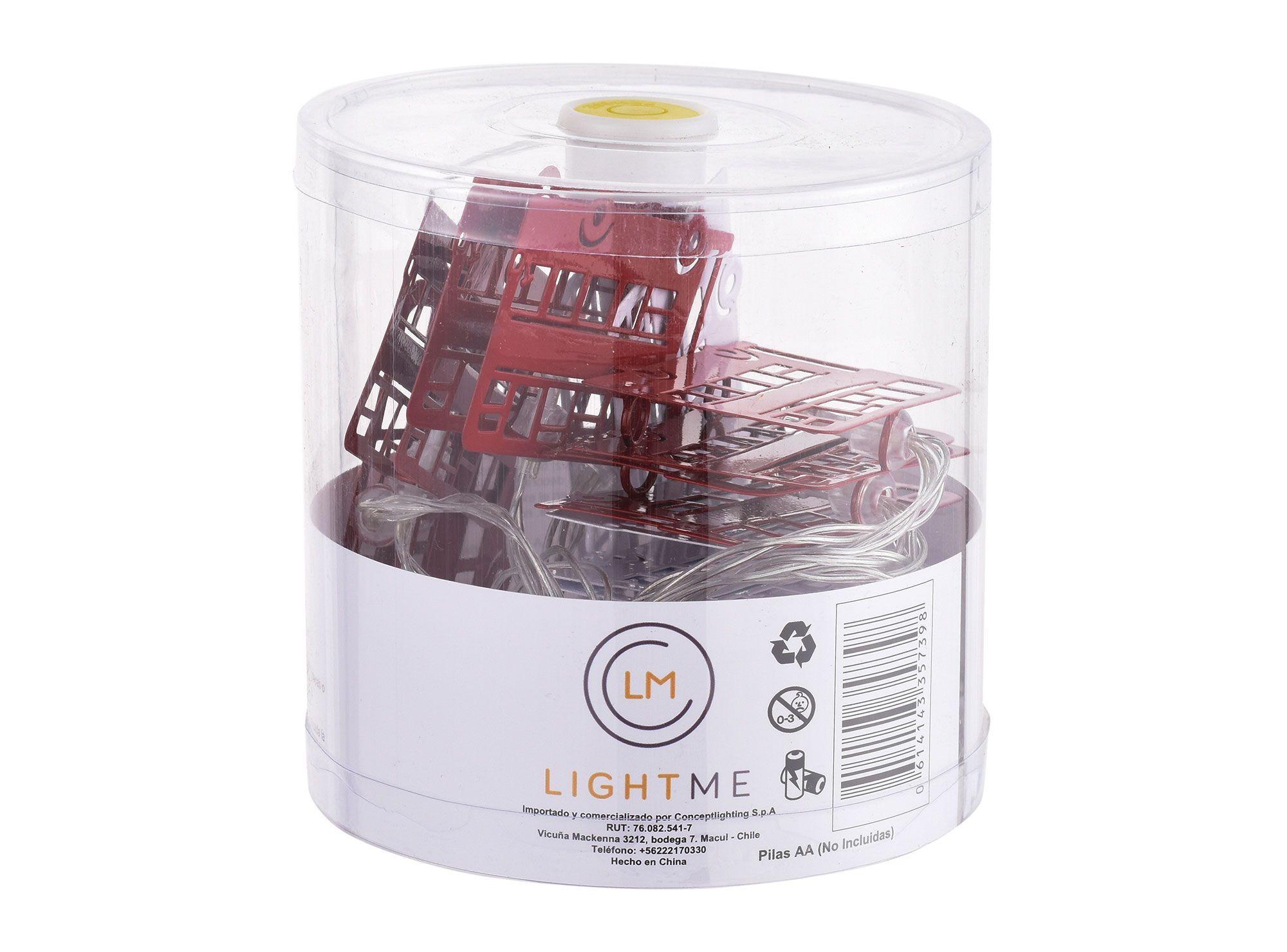 Guirnalda 10L Bus rojo/blanco LED Conceptlighting-3