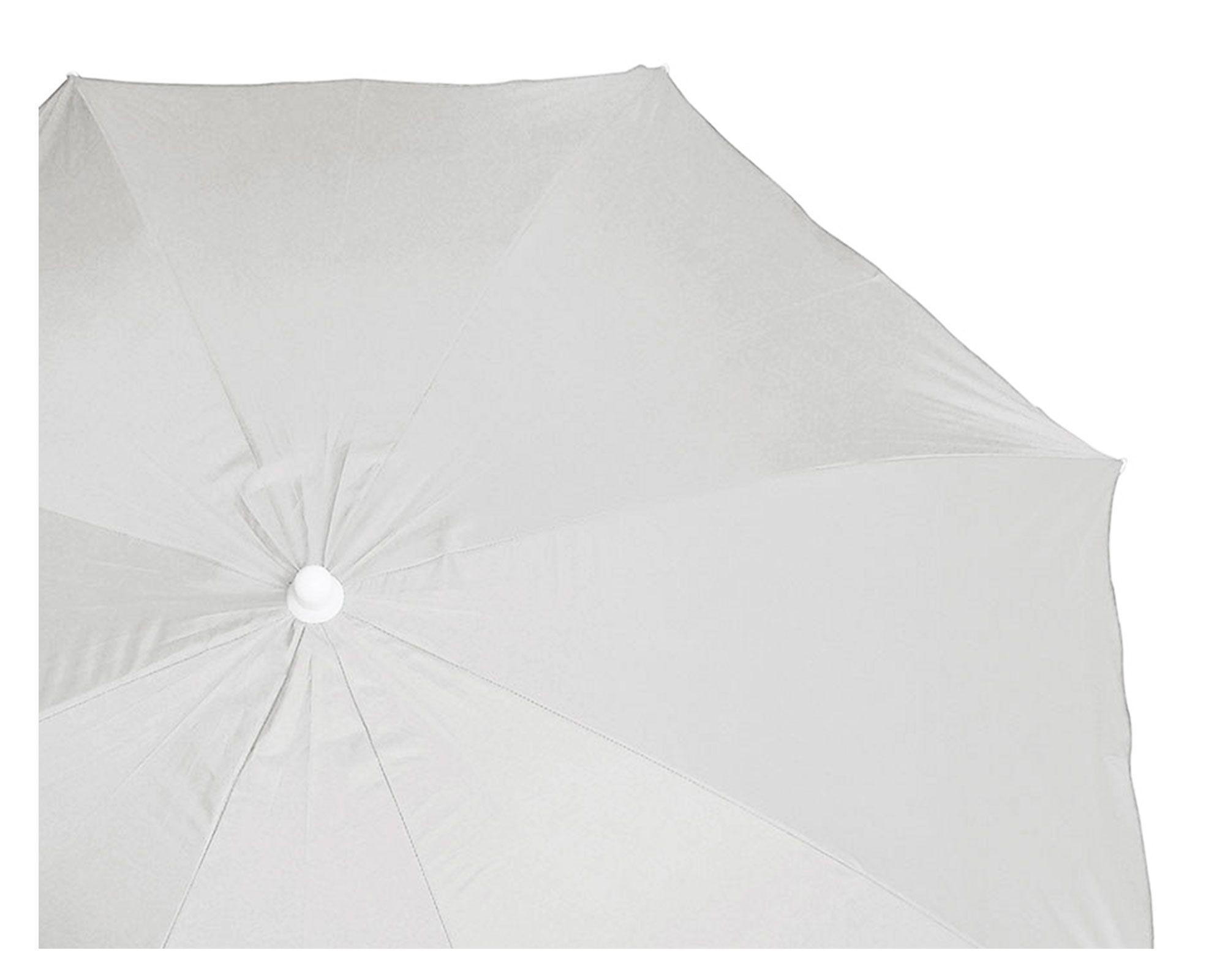 Quitasol 1,8 m UV+50 blanco Outzen-1