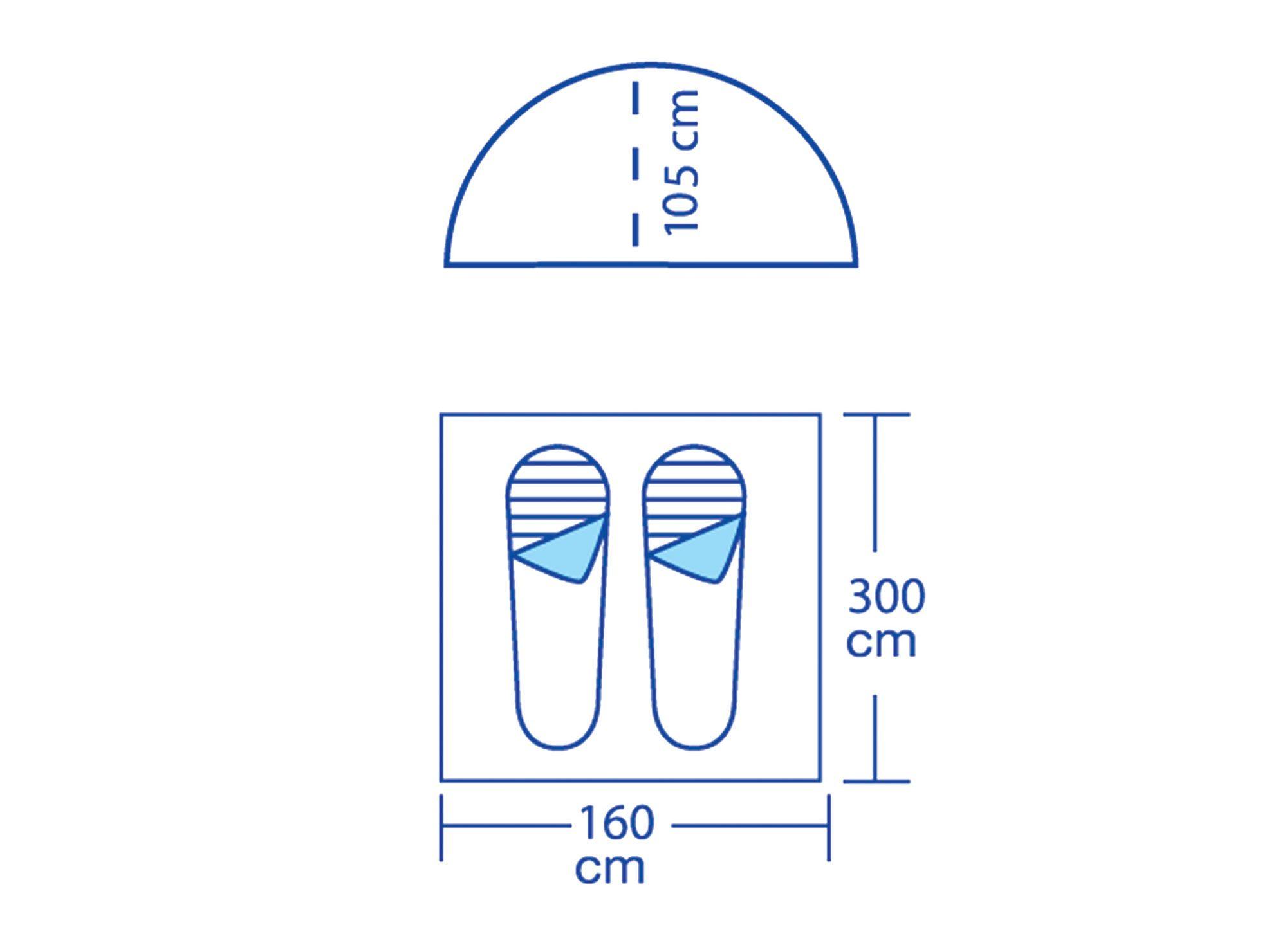 Carpa inflable 2 personas Tatacoa Alpes.-5