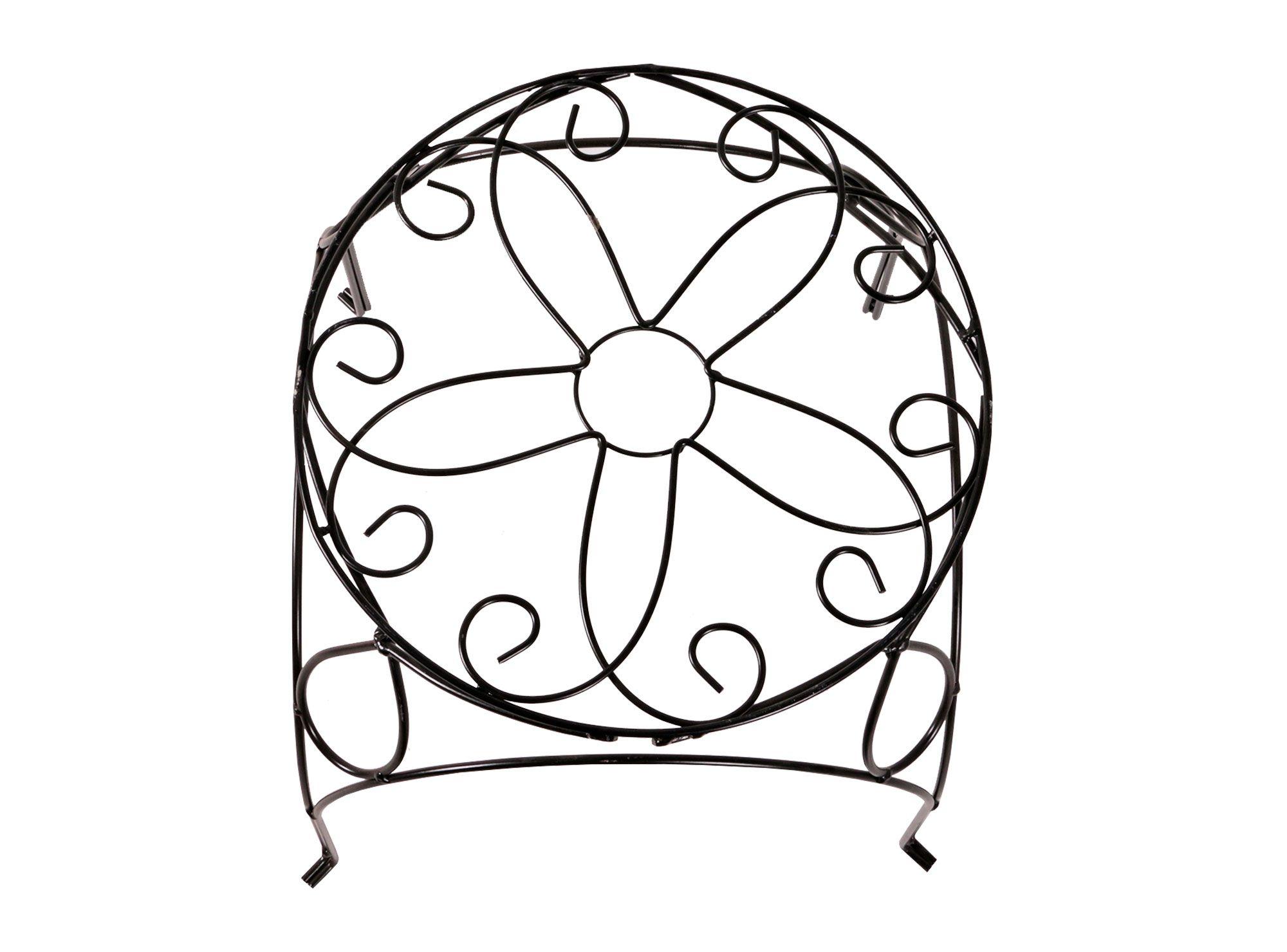 Soporte maceta negro Outzen-2