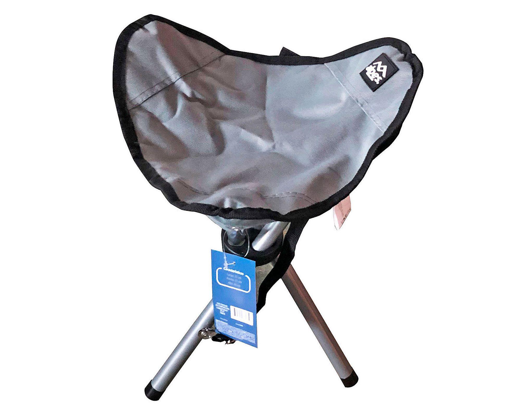 Silla plegable trípode gris Alpes-0