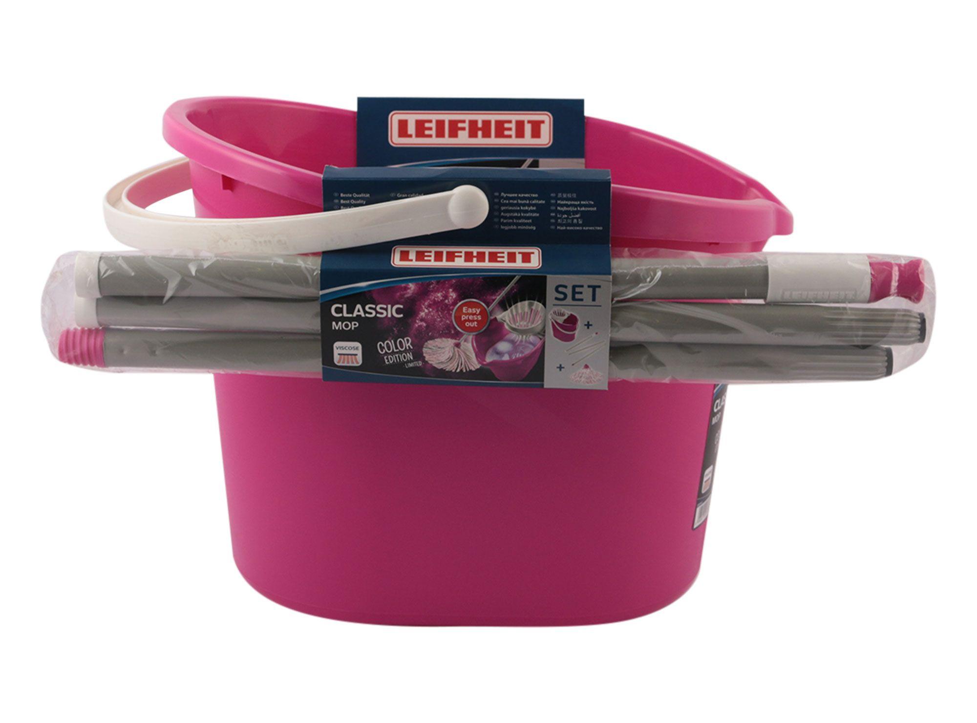 Balde 12 litros + mopa Classic Leifheit-7