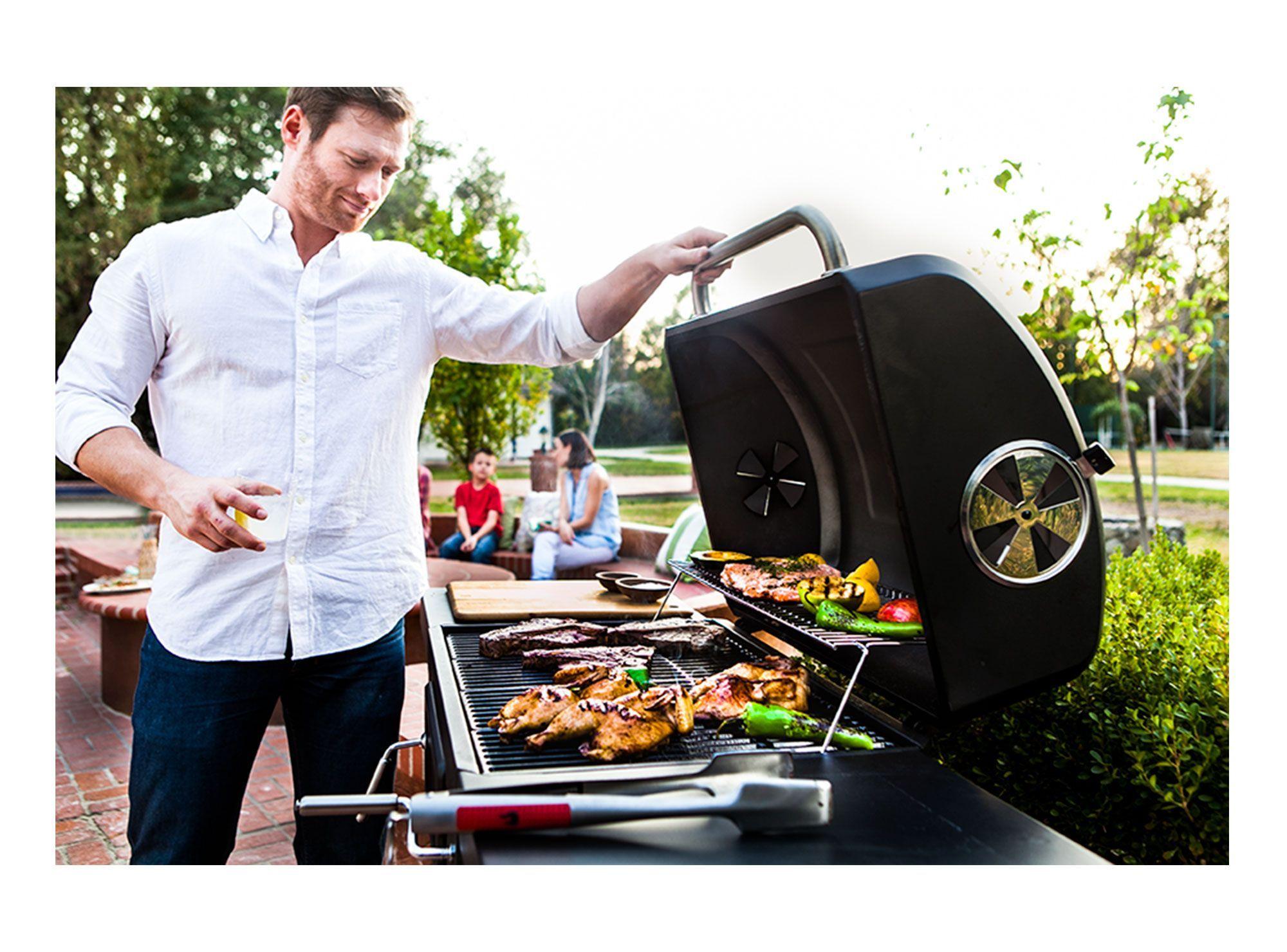 Parrilla a carbón Iron grill 580 Char-Broil.-8