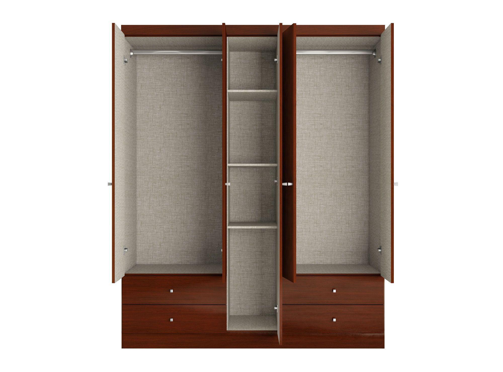 Clóset 5 puertas 4 cajones Prince caoba Altavision-4