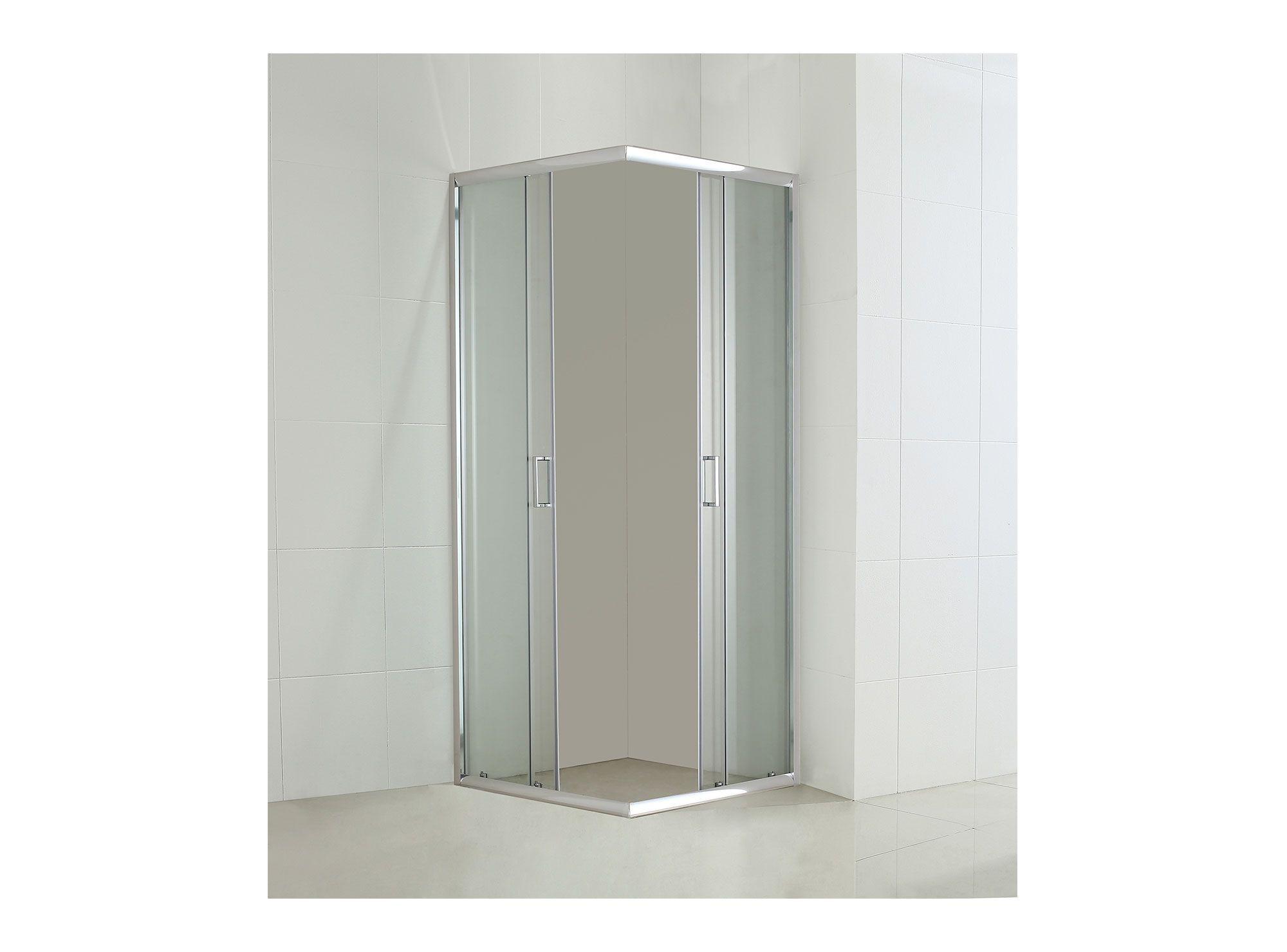 Mampara esquina corredera 80x80x198 cm Style Klipen-5