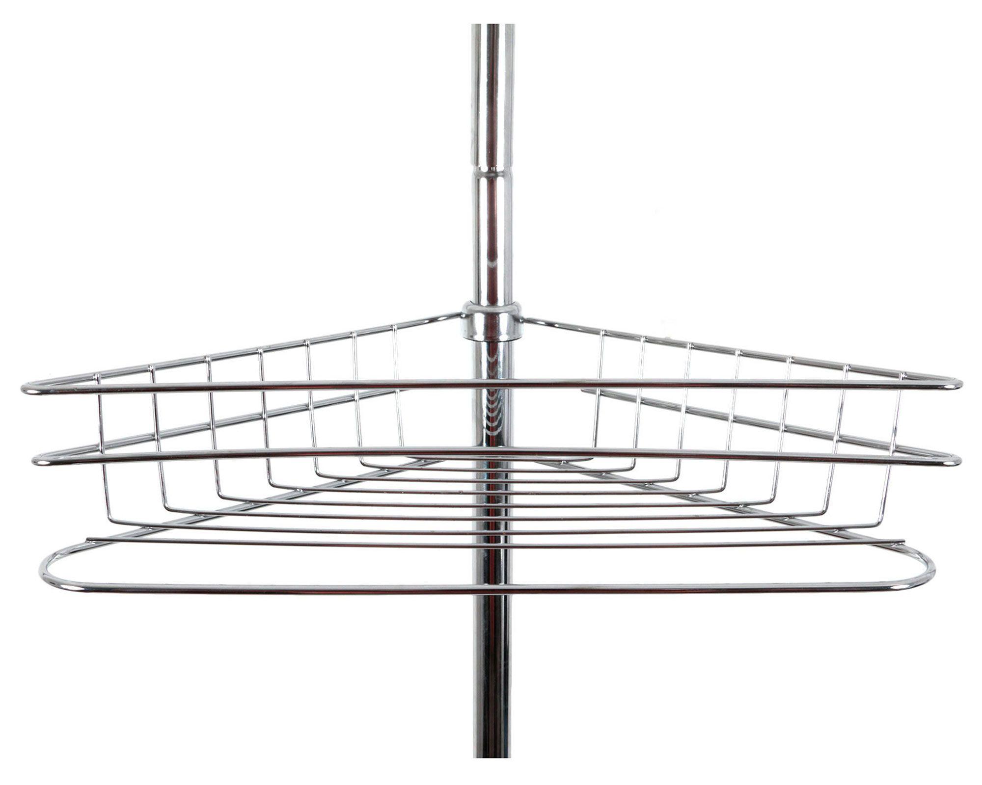 Organizador ducha 250 cm cromo Cotidiana-1