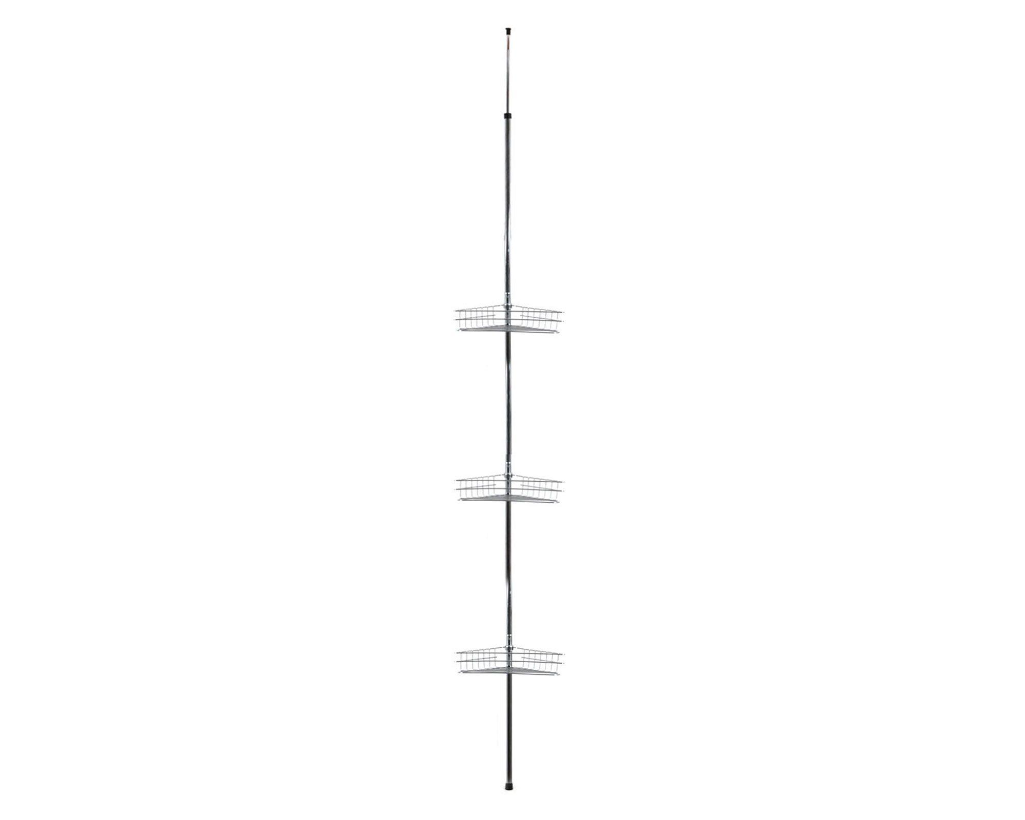Organizador ducha 250 cm cromo Cotidiana-0
