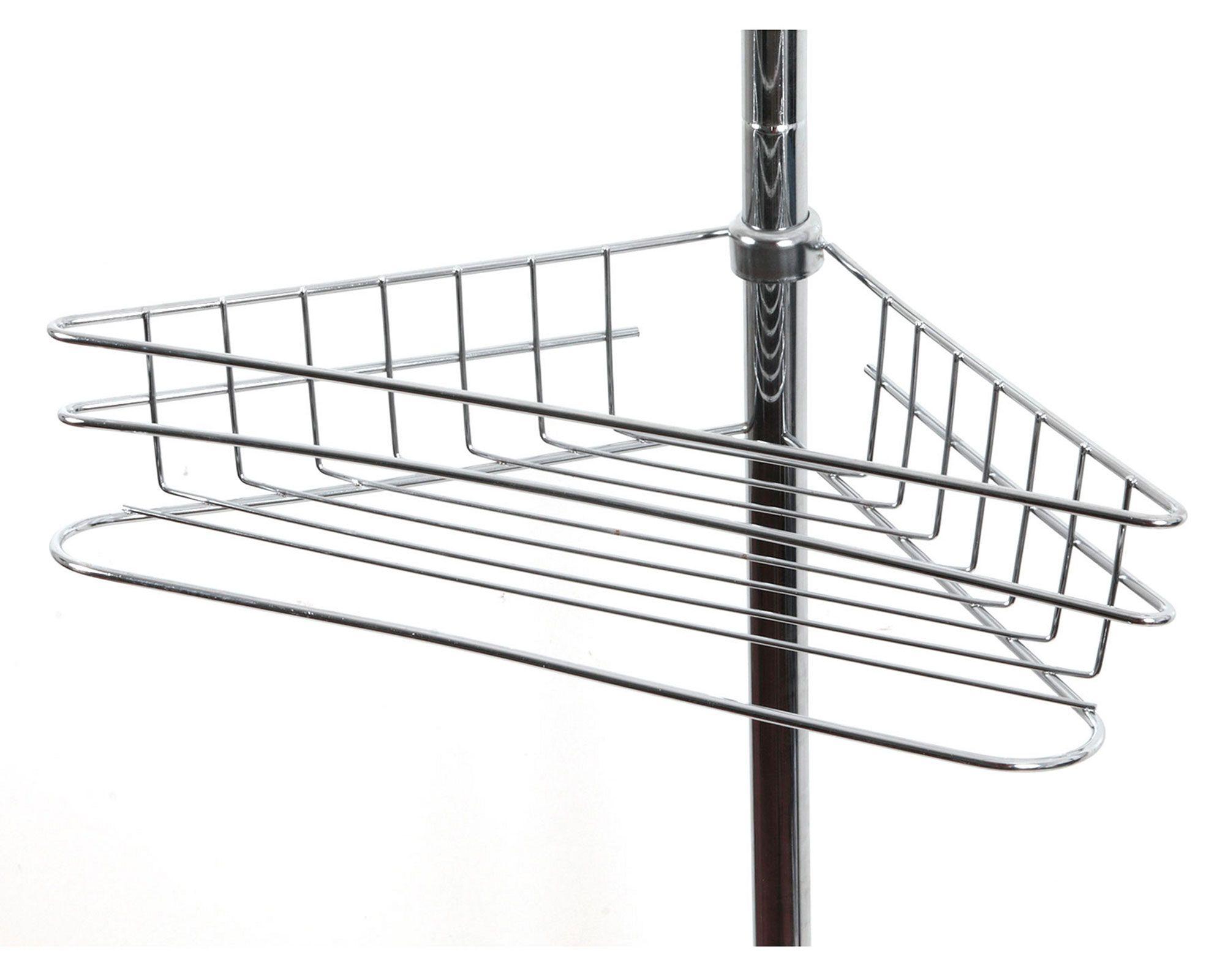 Organizador ducha 250 cm cromo Cotidiana-2
