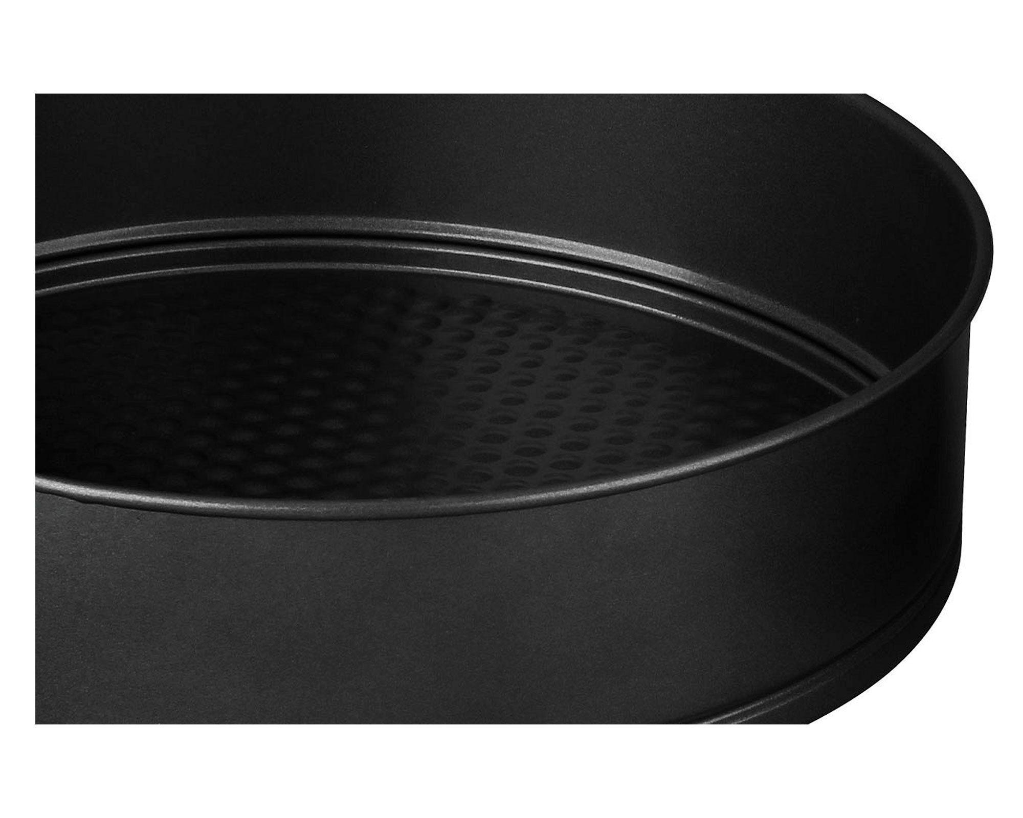 Molde queque con traba negro Cotidiana.-1