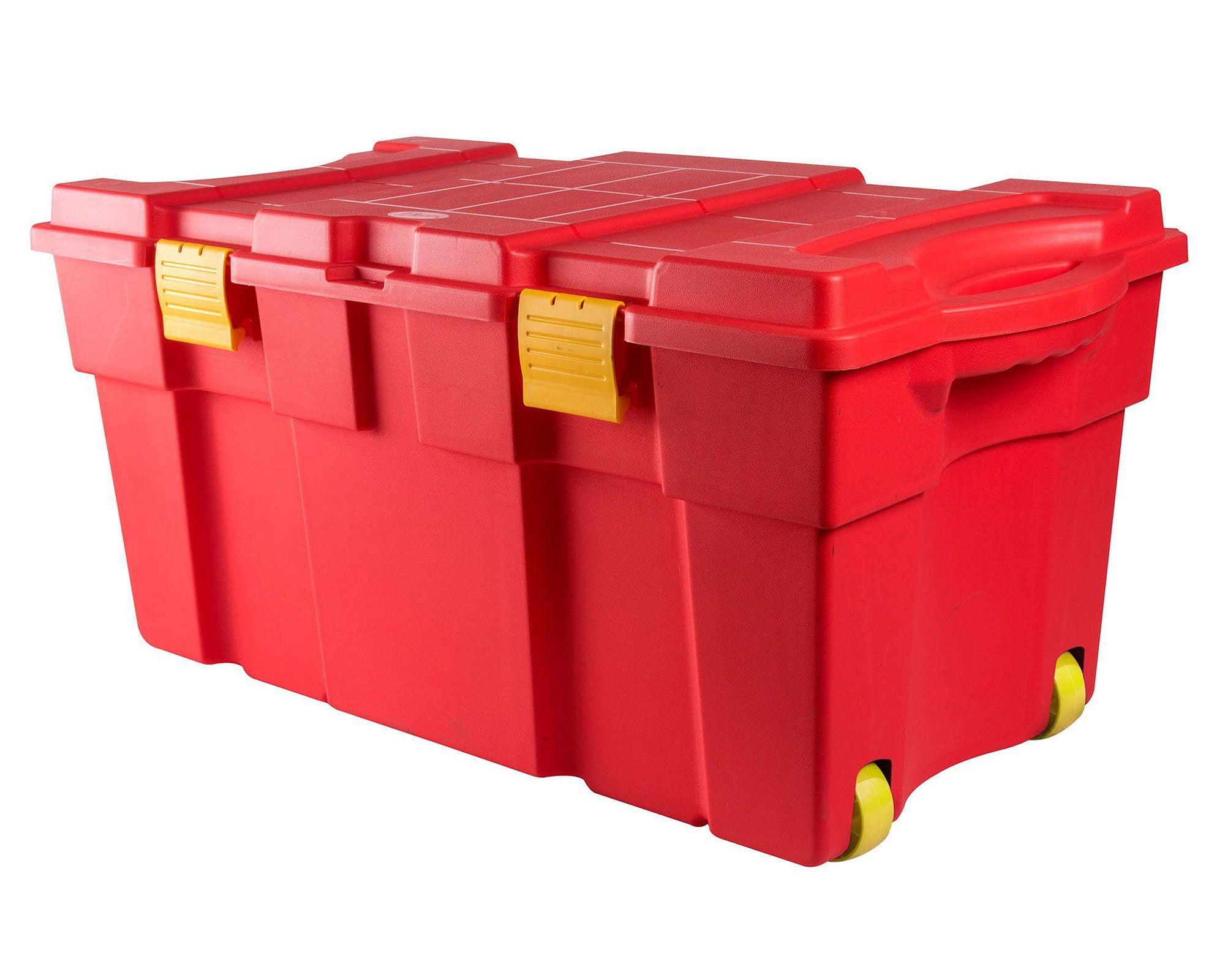 Baúl 130 litros rojo Wenco-0