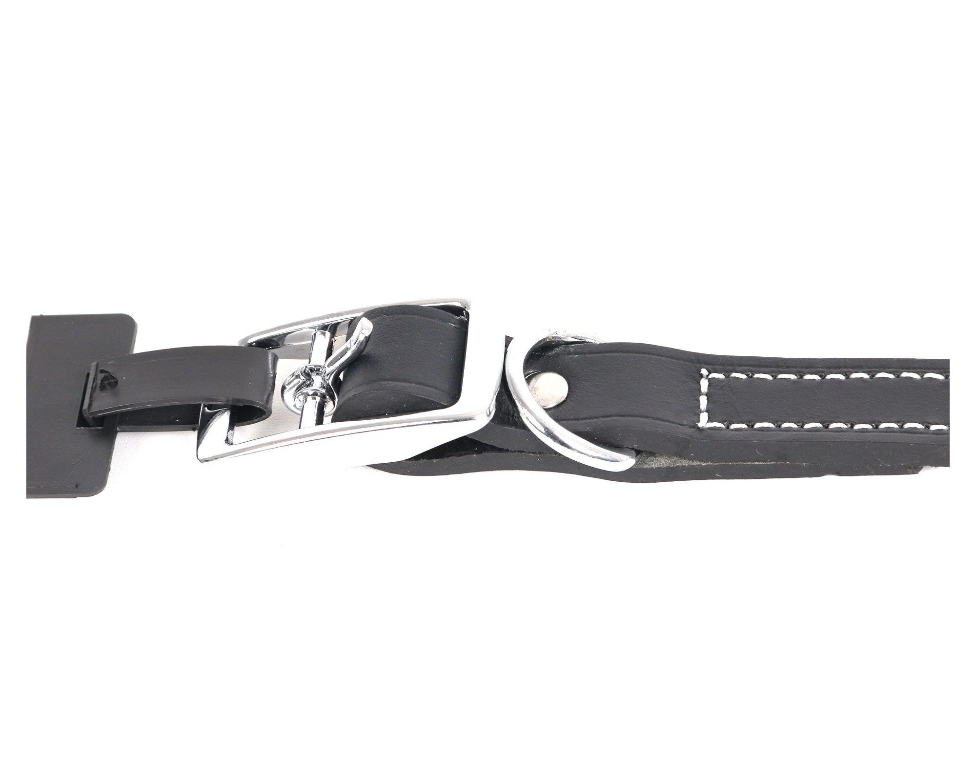 Collar perro M cuero Pet's fun-2