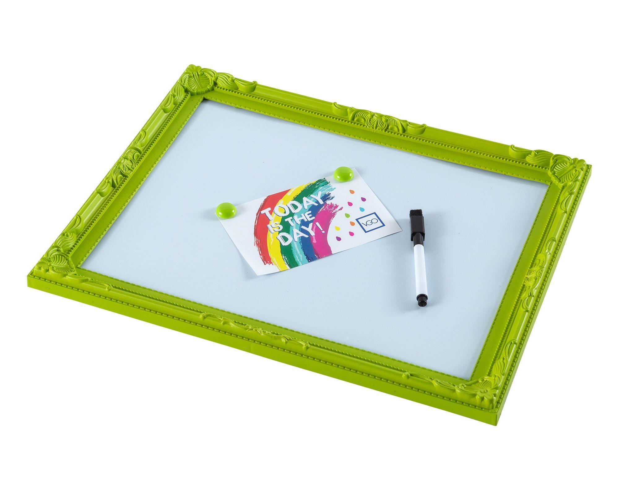 Pizarra magnética 40x30 cm verde VGO-1
