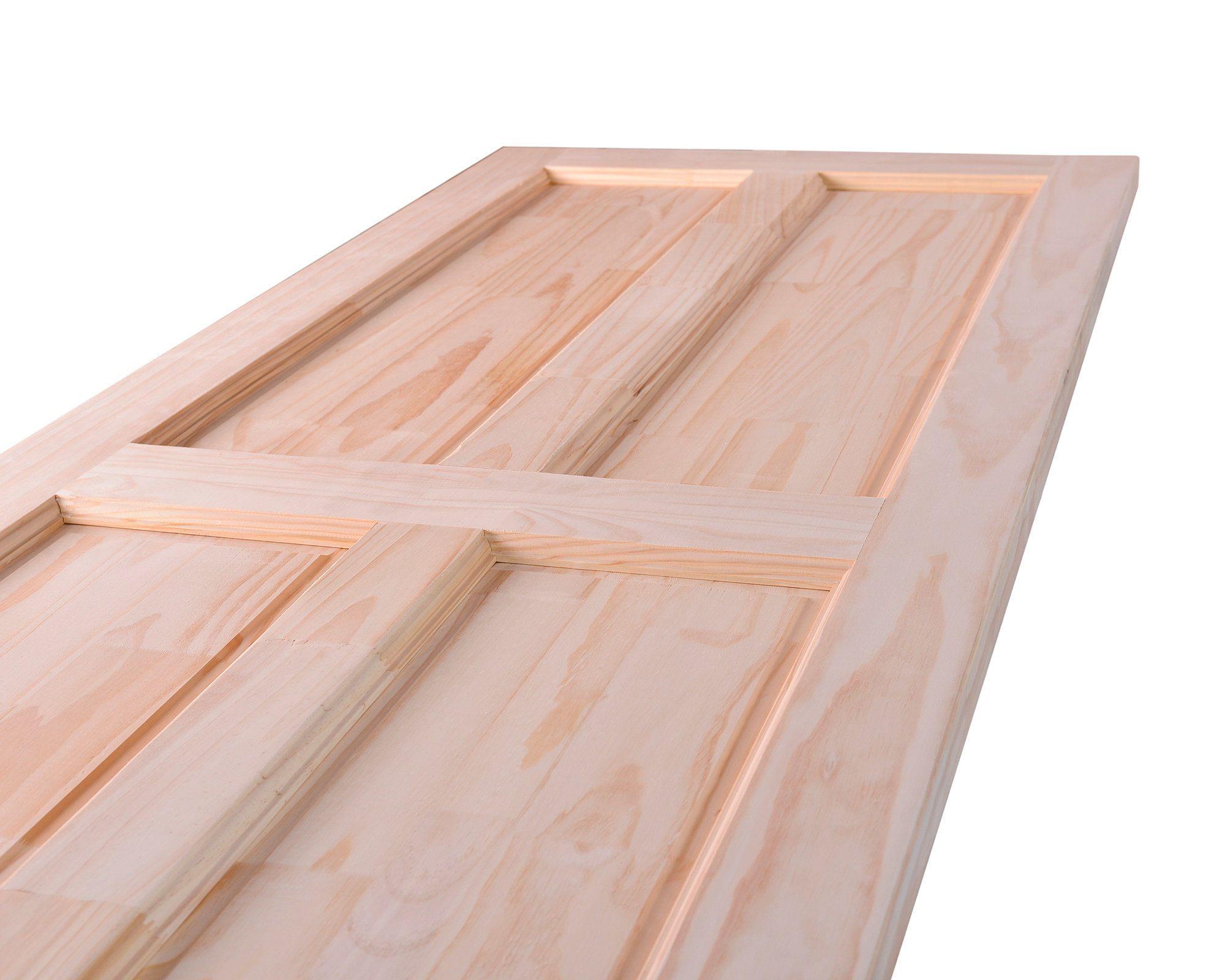 Puerta Pino Radiata Rupanco 90x210 cm Moldupanel-2