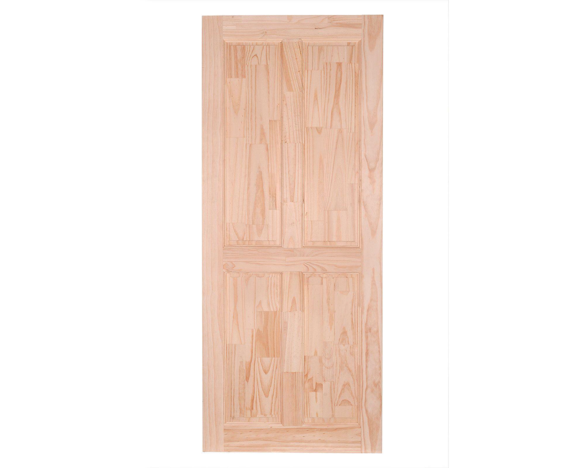 Puerta Pino Radiata Rupanco 90x210 cm Moldupanel-1