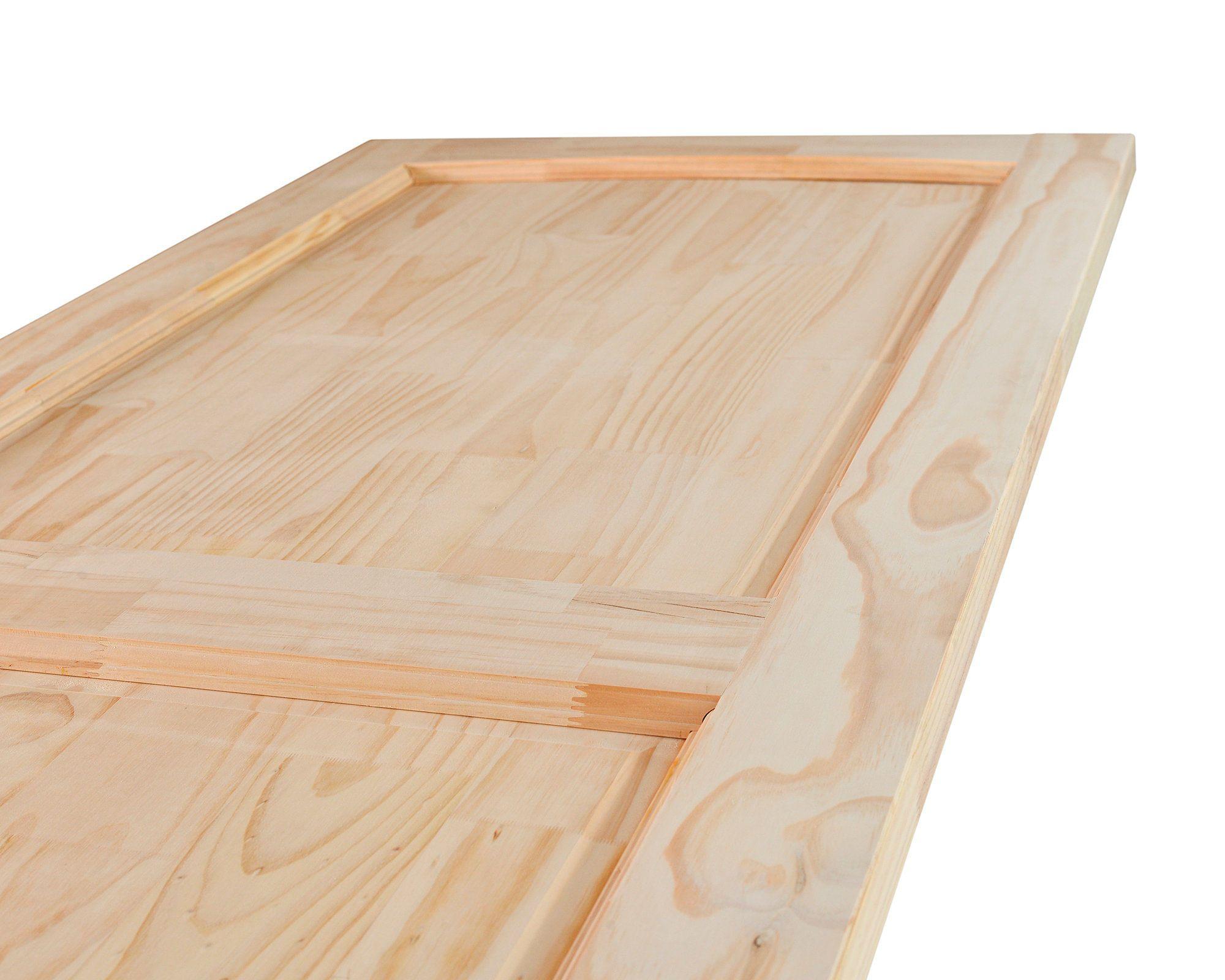 Puerta Pino Radiata Ranco 60x220 cm 2 Paneles Moldupanel-2