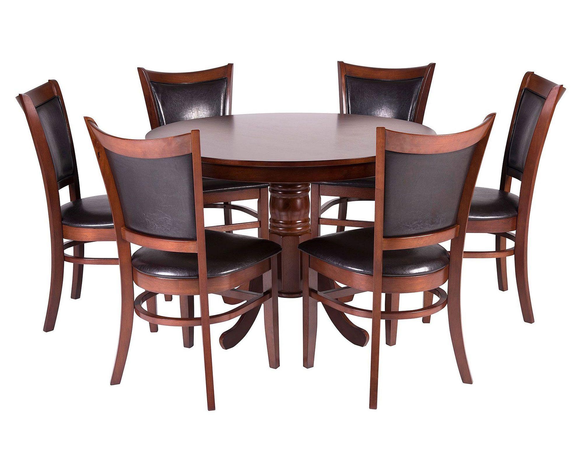 Comedor 6 sillas Calabria chocolate Cic-0