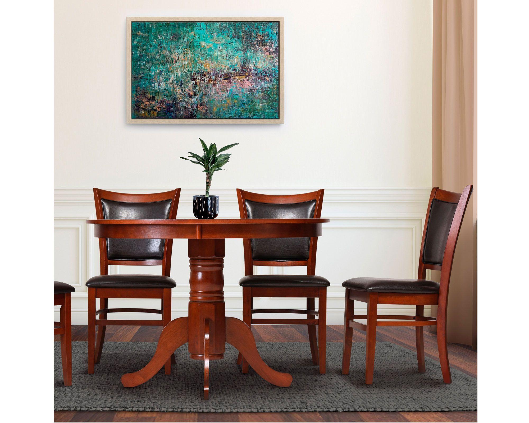 Comedor 6 sillas Calabria chocolate Cic-3