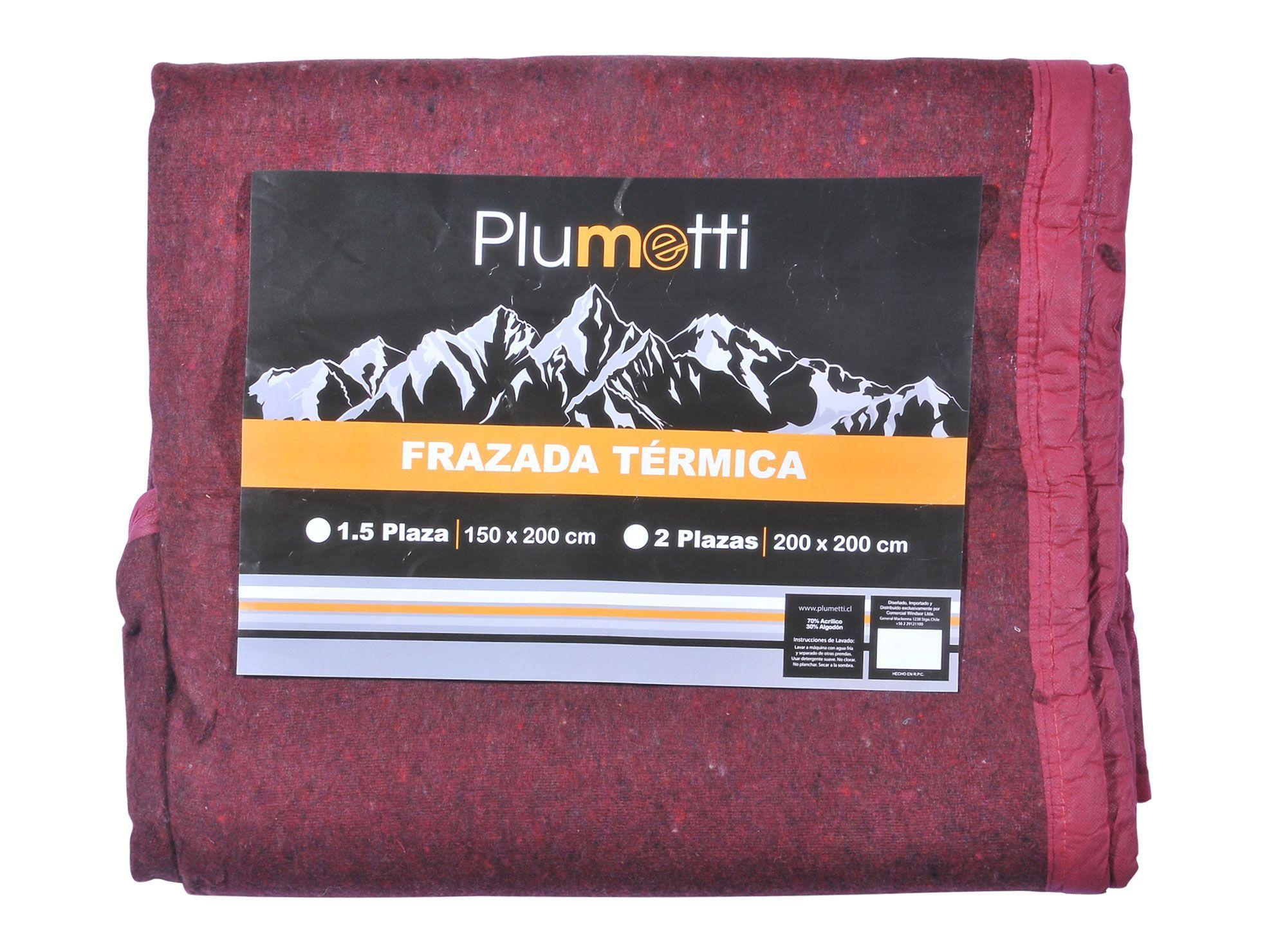 Frazada 2 plazas térmica líneas 3 Plumetti.-2