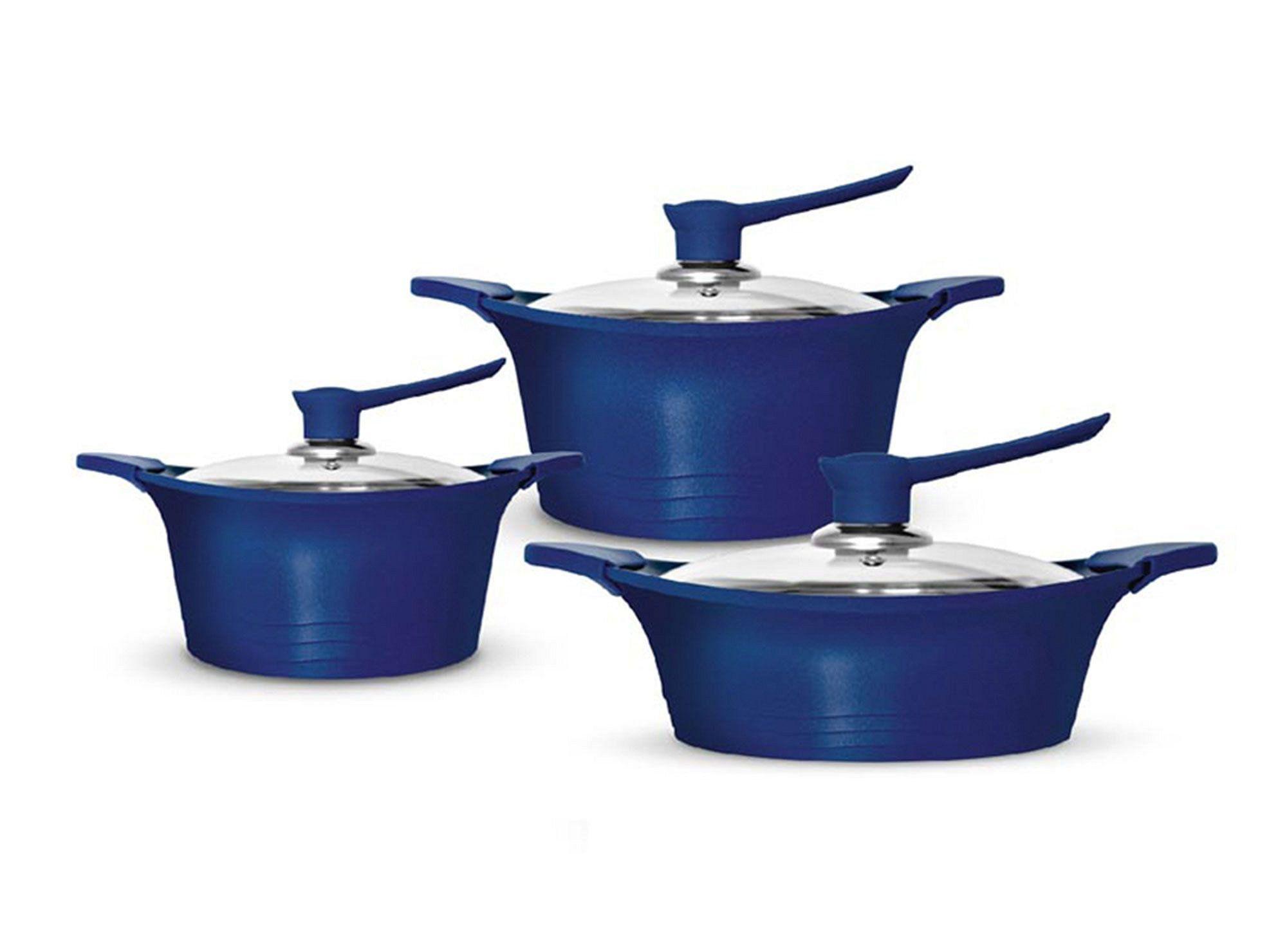 Batería 6 piezas azul Bohlier-0