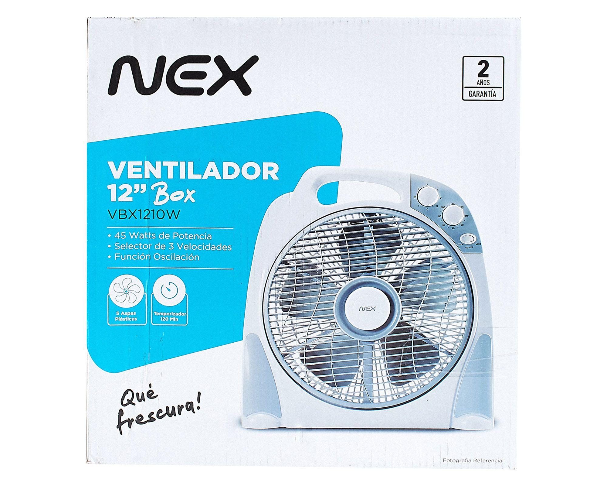 Ventilador Box 12'' blanco Nex.-3