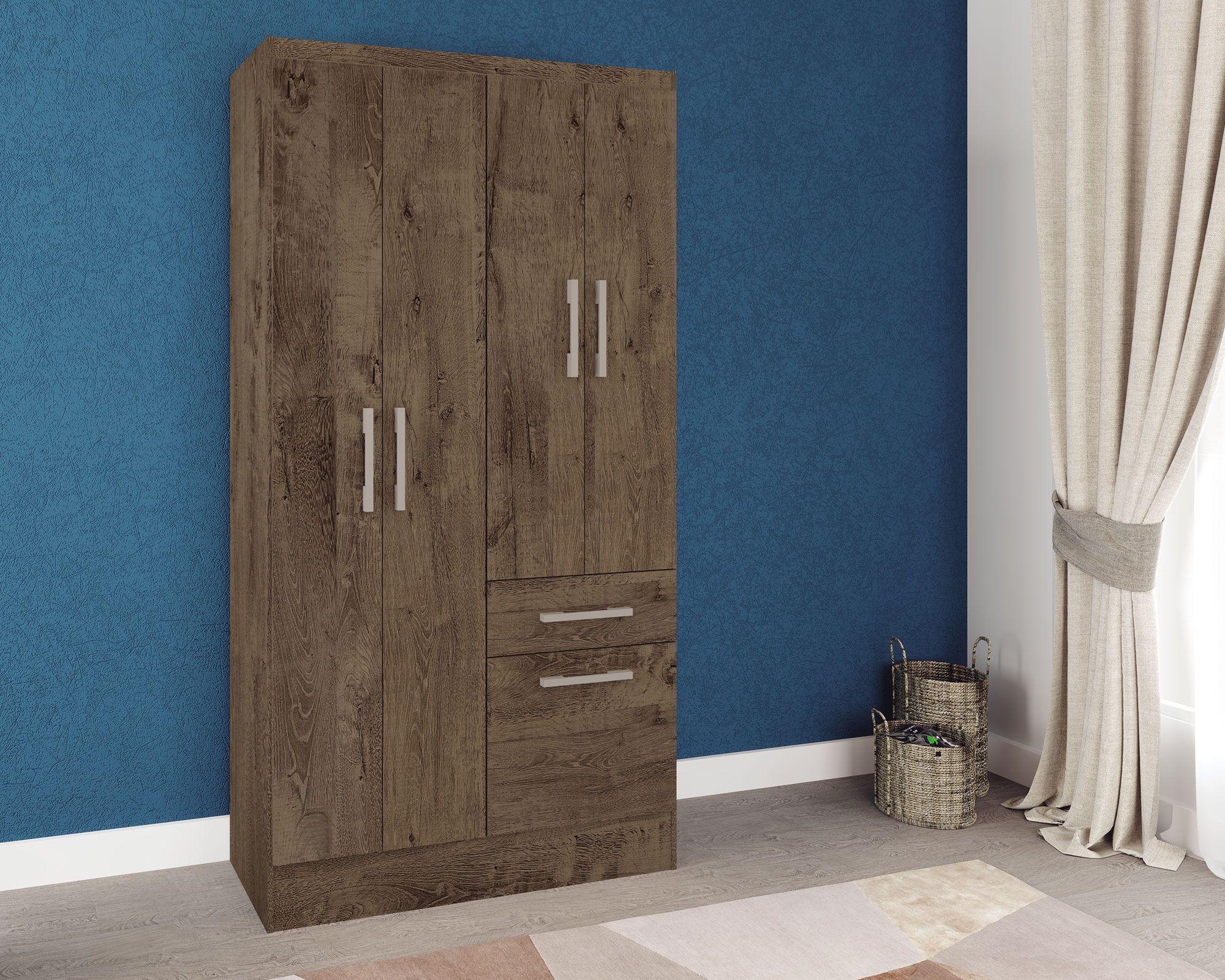 Clóset 4 puertas 1 cajón 1 zapatero mocaccino M+Design-7