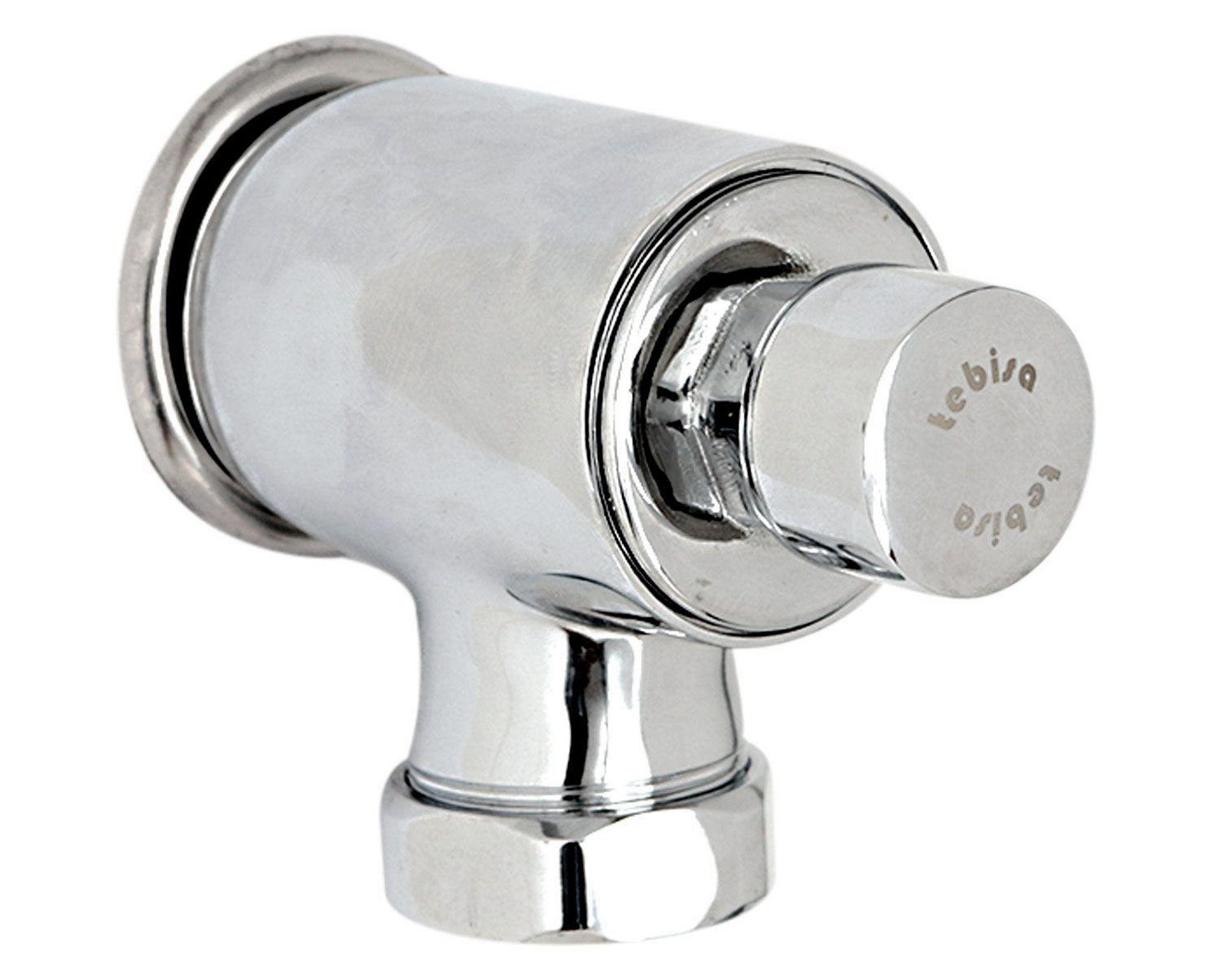 Fluxómetro WC 3/4'' Tebitemp cromado Tebisa-0