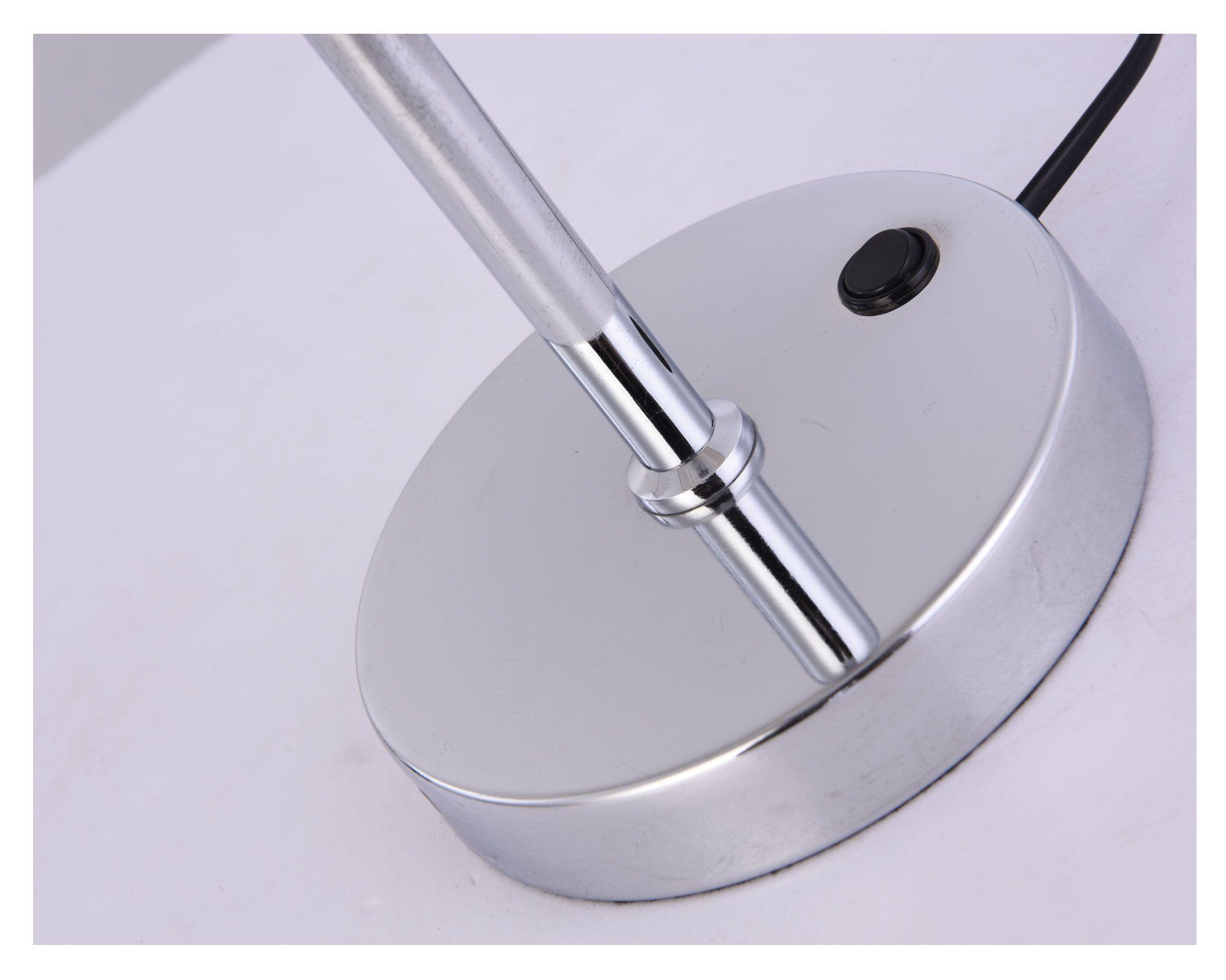 Lámpara sobremesa 1L E27 cromo Diseño 3-2