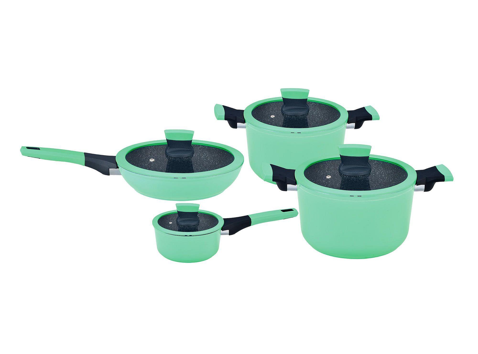 Batería cocina 8 piezas Soho mint menta KW-0