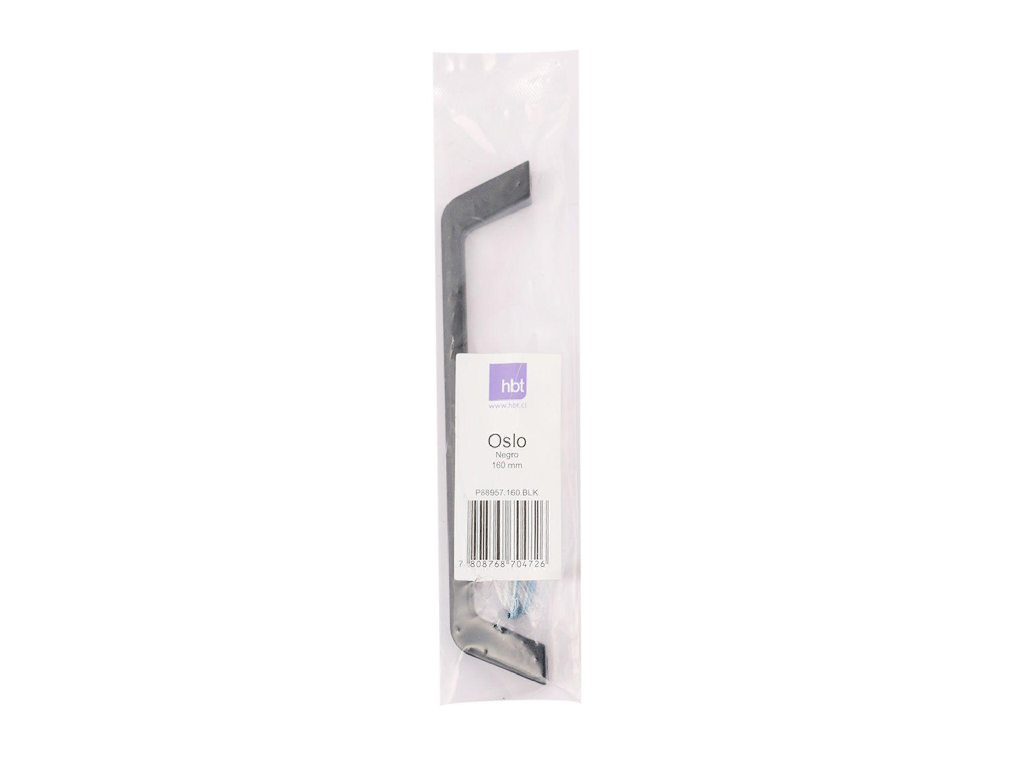 Manilla 160 mm Oslo negro hbt-1