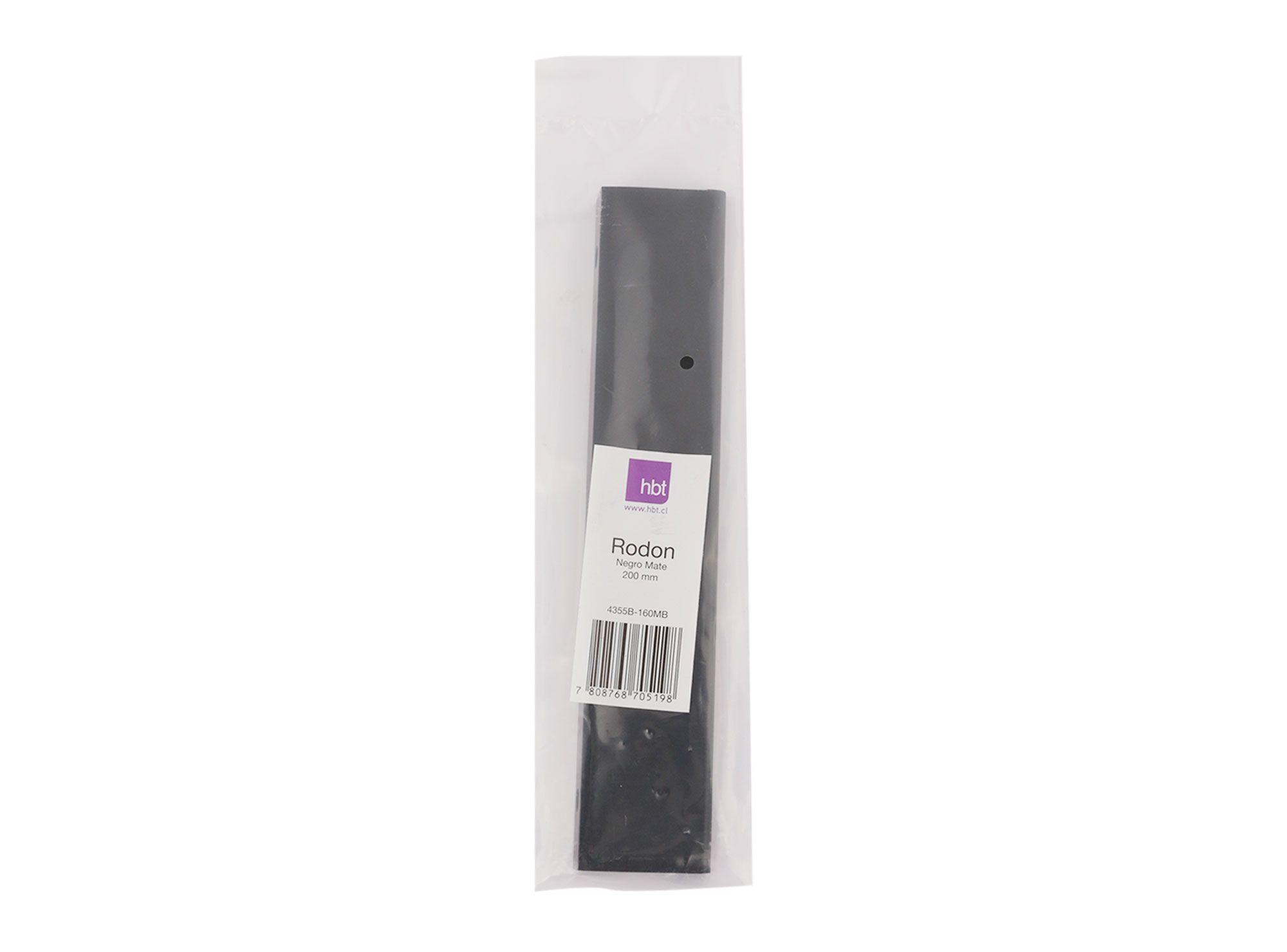 Manilla 200 mm Rodón negro mate hbt-1