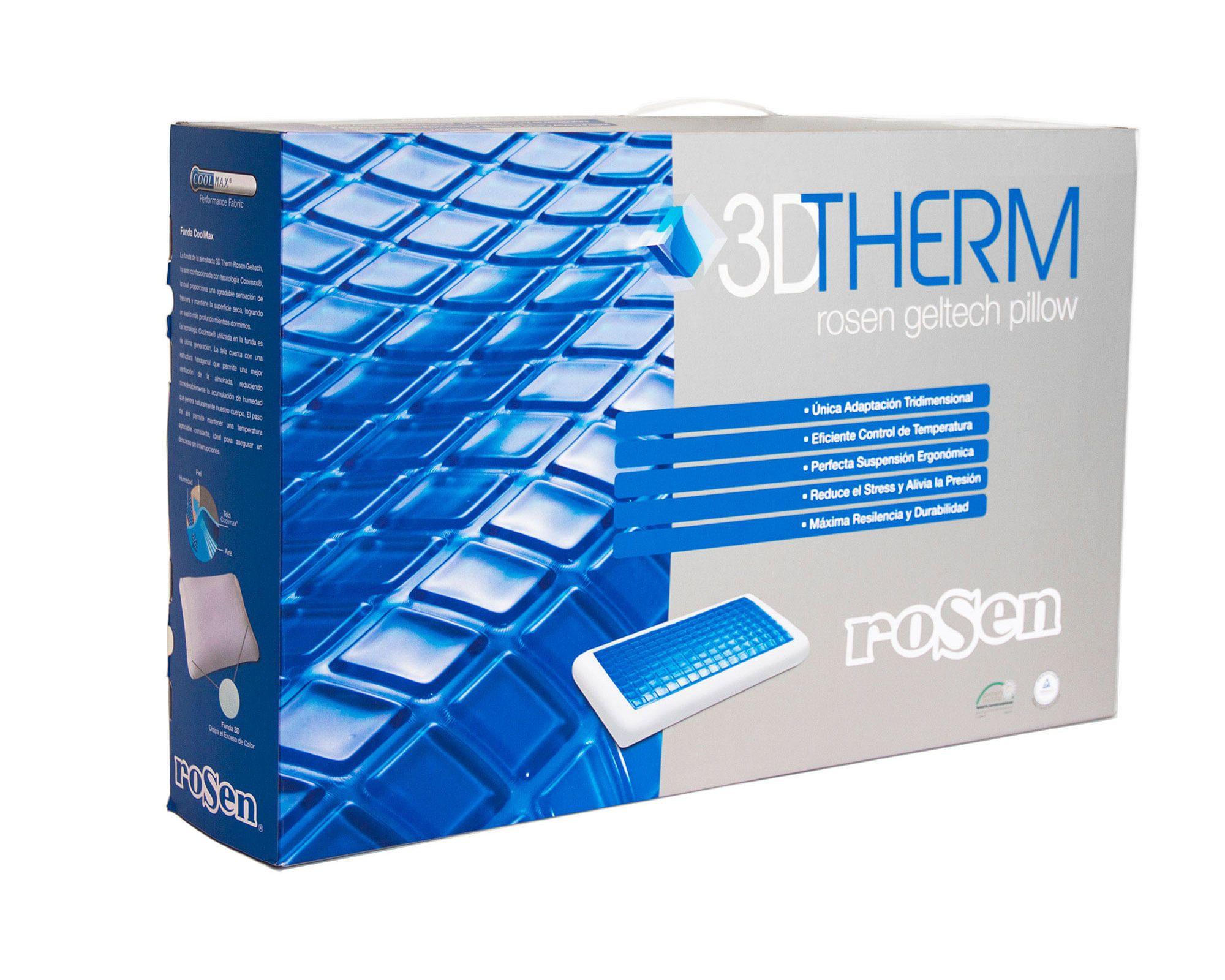 Almohada 42x72 cm 3D Therm Geltech America Rosen.-2