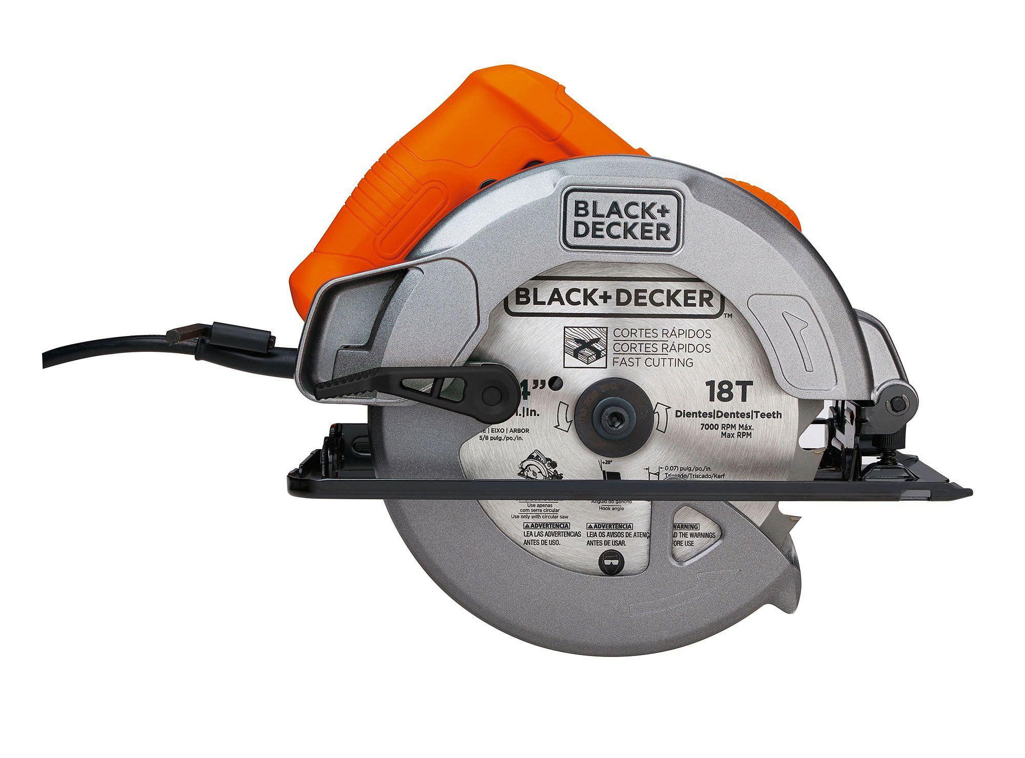 Sierra circular 1400W CS1004 + taladro 550W HD555-B2C Black+Decker-1