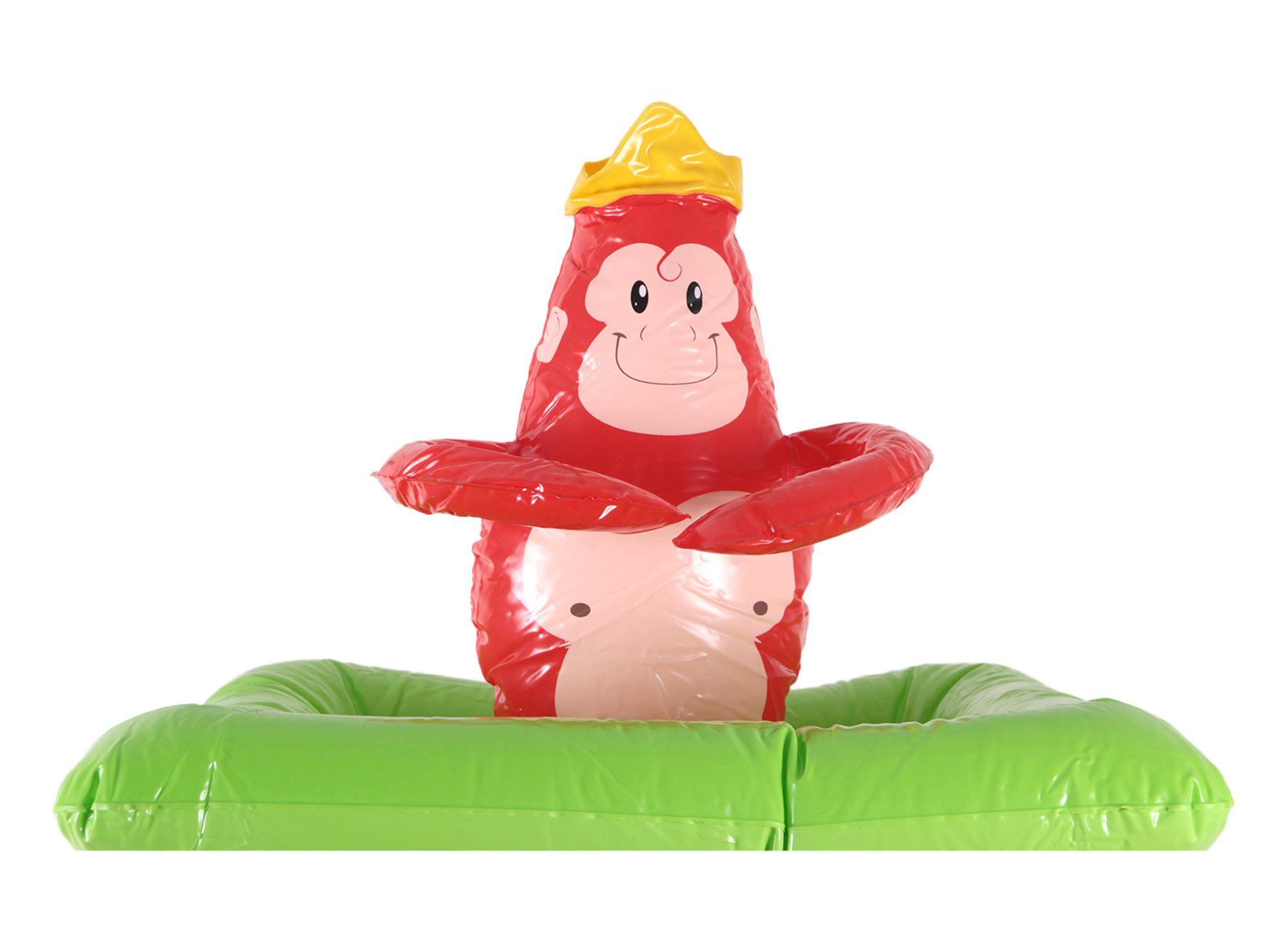 Juego inflable isla + 25 pelotas colores Jungletime Bestway-3