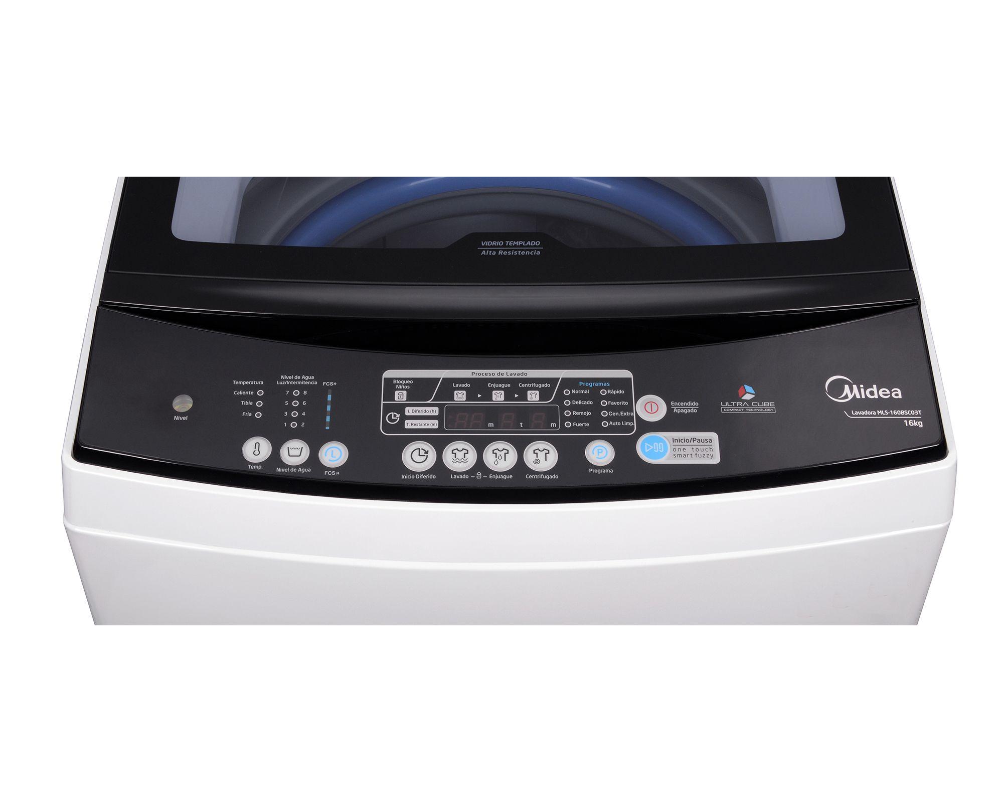 Lavadora carga superior 16 kg MLS-160BSC03T blanco Midea-2