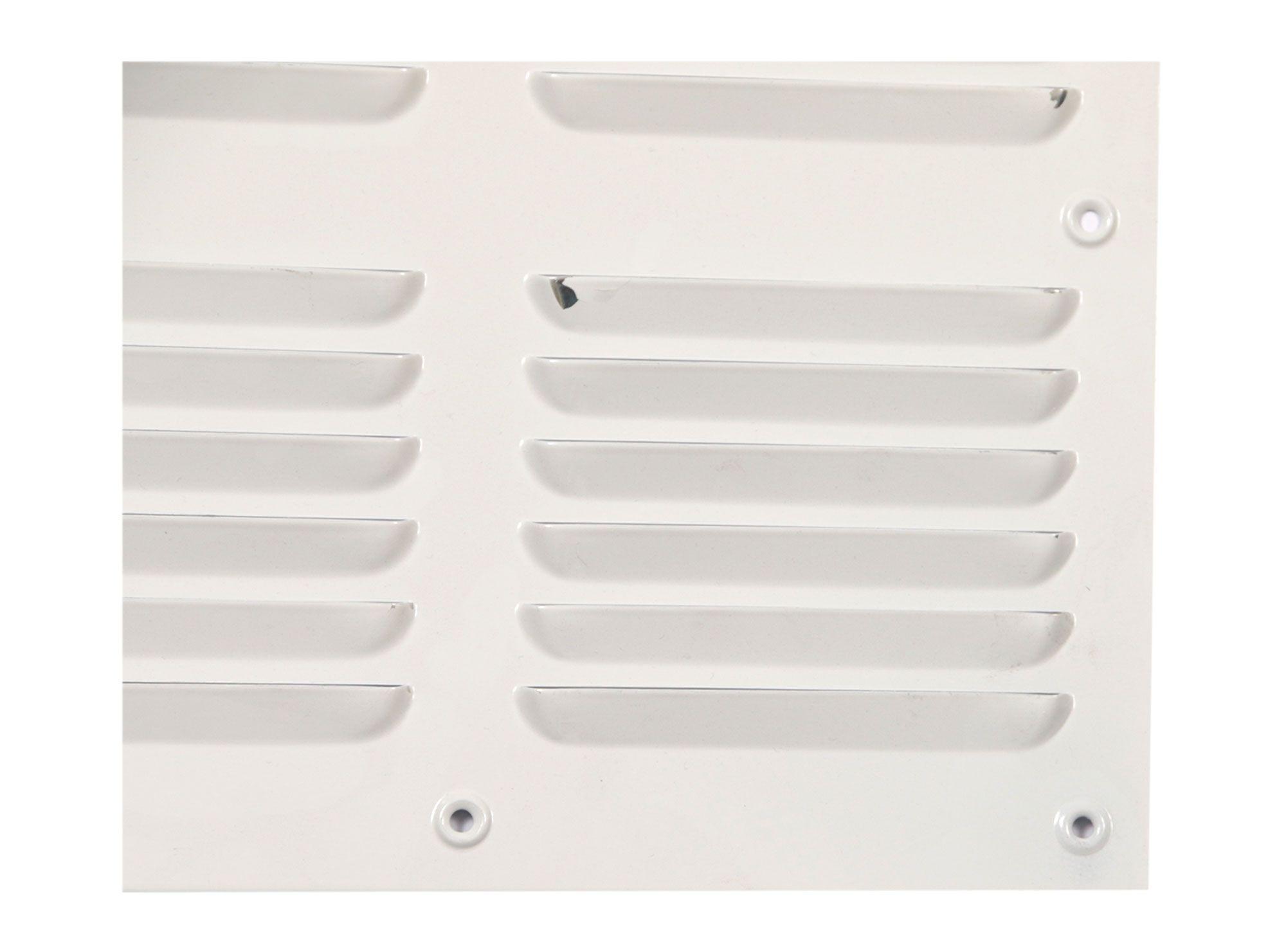 Ventilación 25x25 cm aluminio esmaltado blanco-1