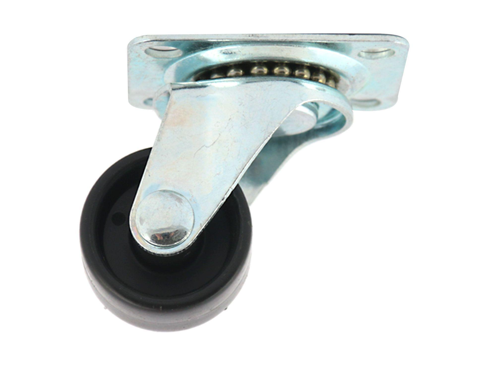 Rueda 25 mm placa cincada Gevemac-2
