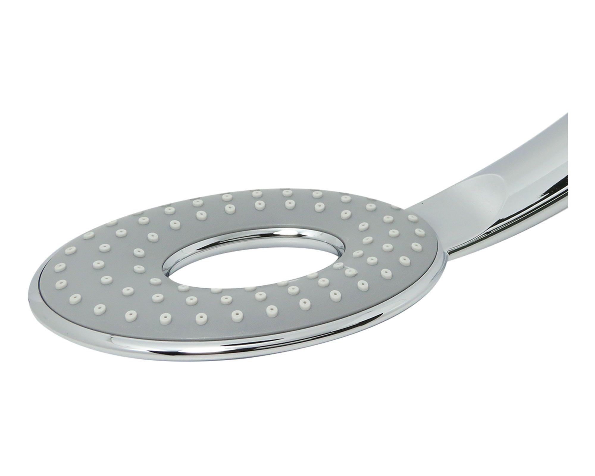 Mango ducha oval cromo Vessanti-2
