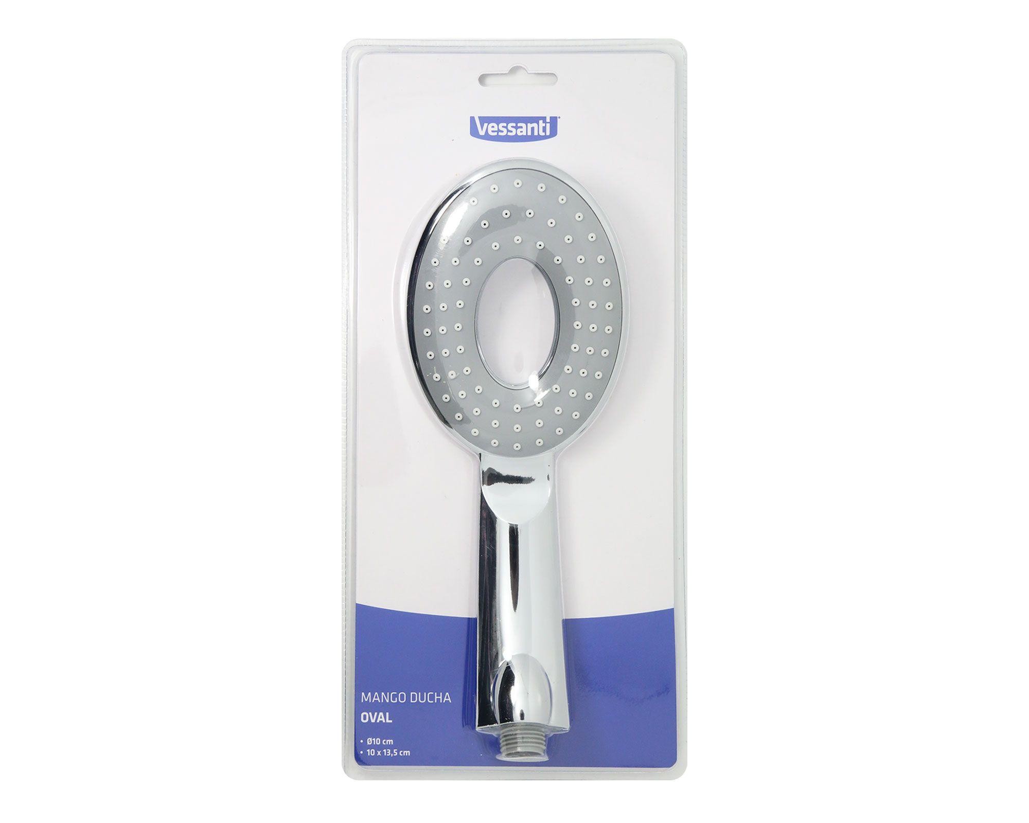 Mango ducha oval cromo Vessanti-3