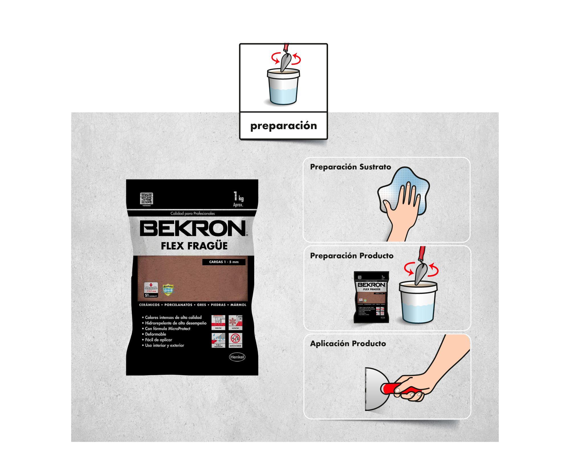 Fragüe 1 kg Flex canela Bekron-4