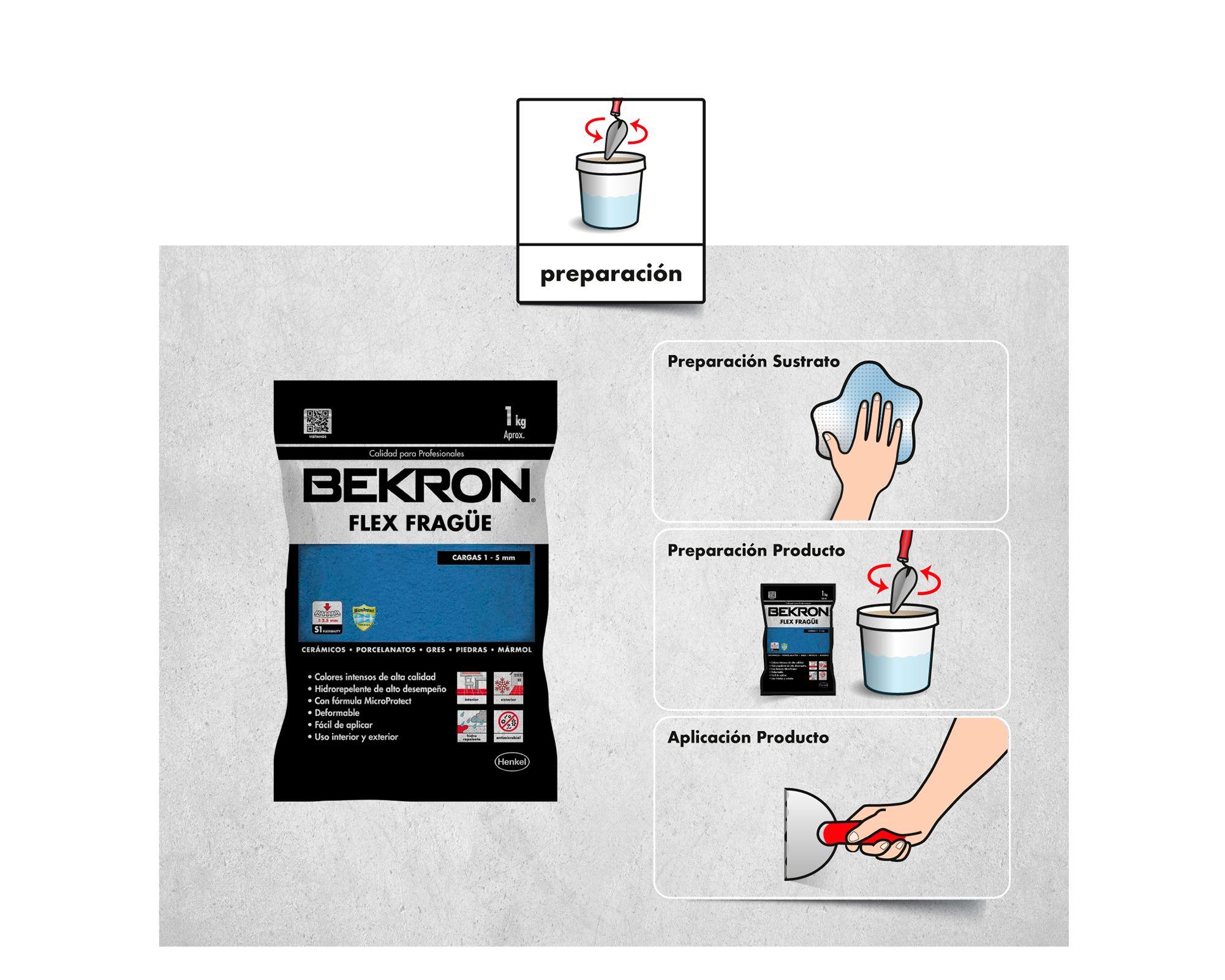 Fragüe 1 kg Flex cobalto Bekron-5