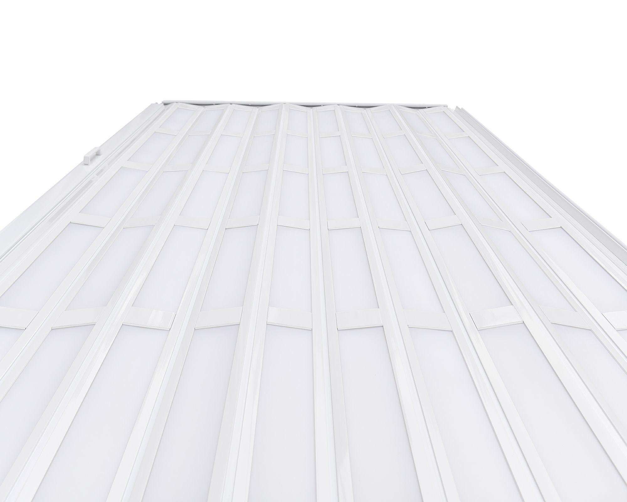 Puerta Plegable PVC 120x200 cm blanca con ventana Baldara-3