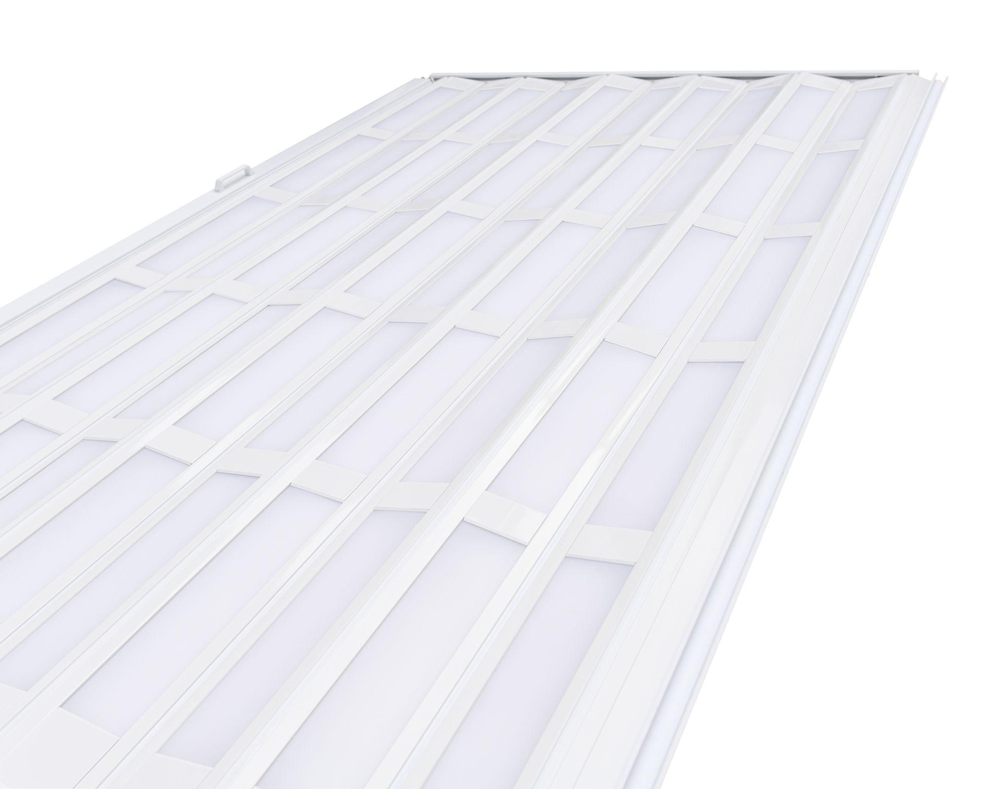 Puerta Plegable PVC 90x200 cm blanca con ventana Baldara-2