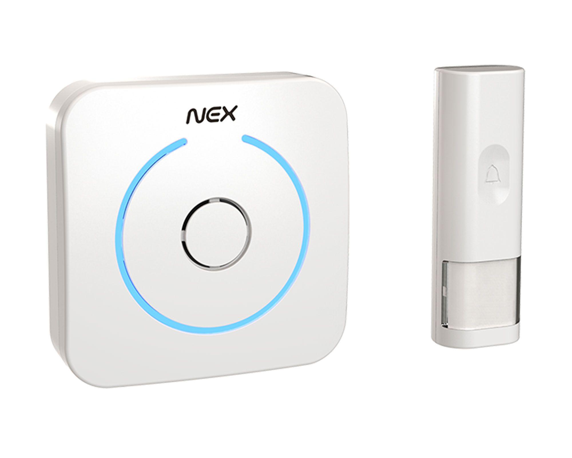 Timbre inalámbrico 8 melodías RL 3930 blanco Nex-1